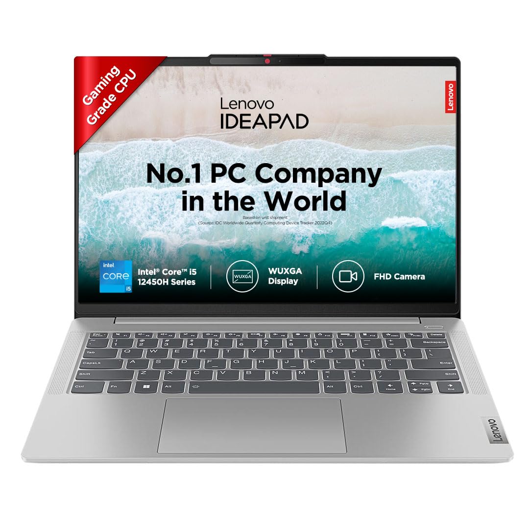 Lenovo IdeaPad Pro 5, Intel Core Ultra 9 185H, 32GB RAM, 1TB SSD, 2.8K-OLED 400Nits 120Hz, 14"/35.5cm, Windows 11, MS Office 21, Grey, 1.4Kg, 83D2001GIN,IntelArc GPU, FHD+IRCam, AI Powered Laptop