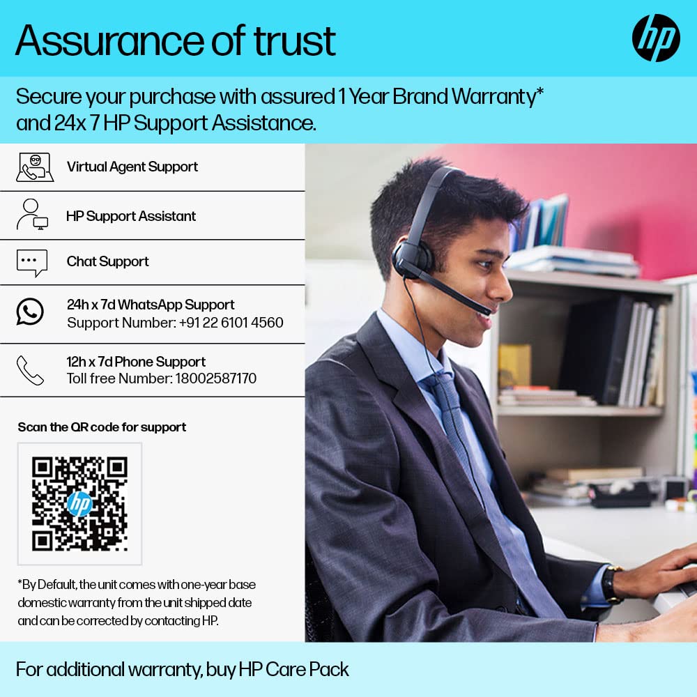 HP Laptop 15s, 12th Gen Intel Core i3-1215U, 15.6 inch(39.6cm) FHD Laptop(8GB RAM,512GB SSD,Intel UHD Graphics,Alexa,Dual Speakers,Numeric Keypad,Win 11,MSO 211.69 Kgs,Natural Silver) 15s-fr5009TU