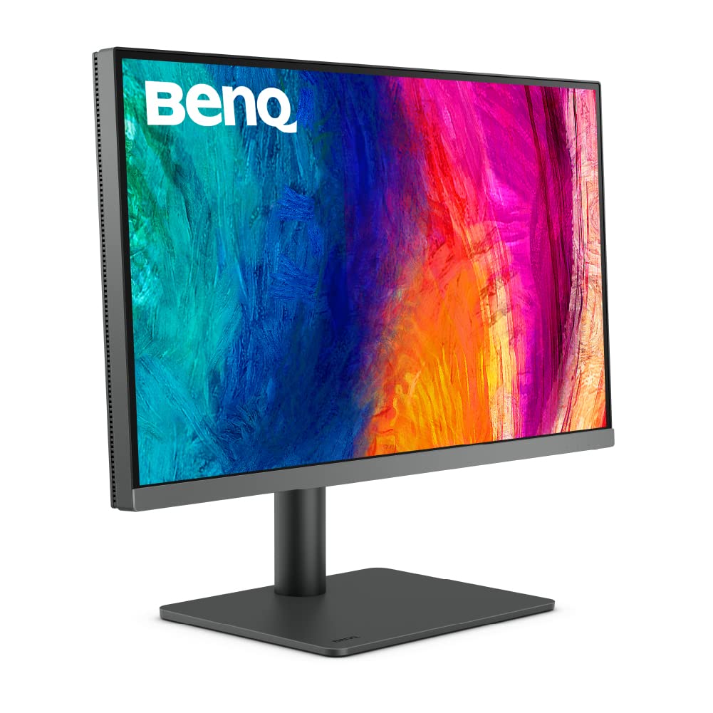 BenQ PD2706U 27"(68cm) IPS HDR10 4K Monitor|99% Rec709| 99% sRGB|95% P3|Pantone Skintone| Calman Verified|CAD/CAM & Animation Mode|KVM|Auto Pivot|PIP/PBP|USB Hub|HDMI|DP|USB-C(90W PD)(Gray)