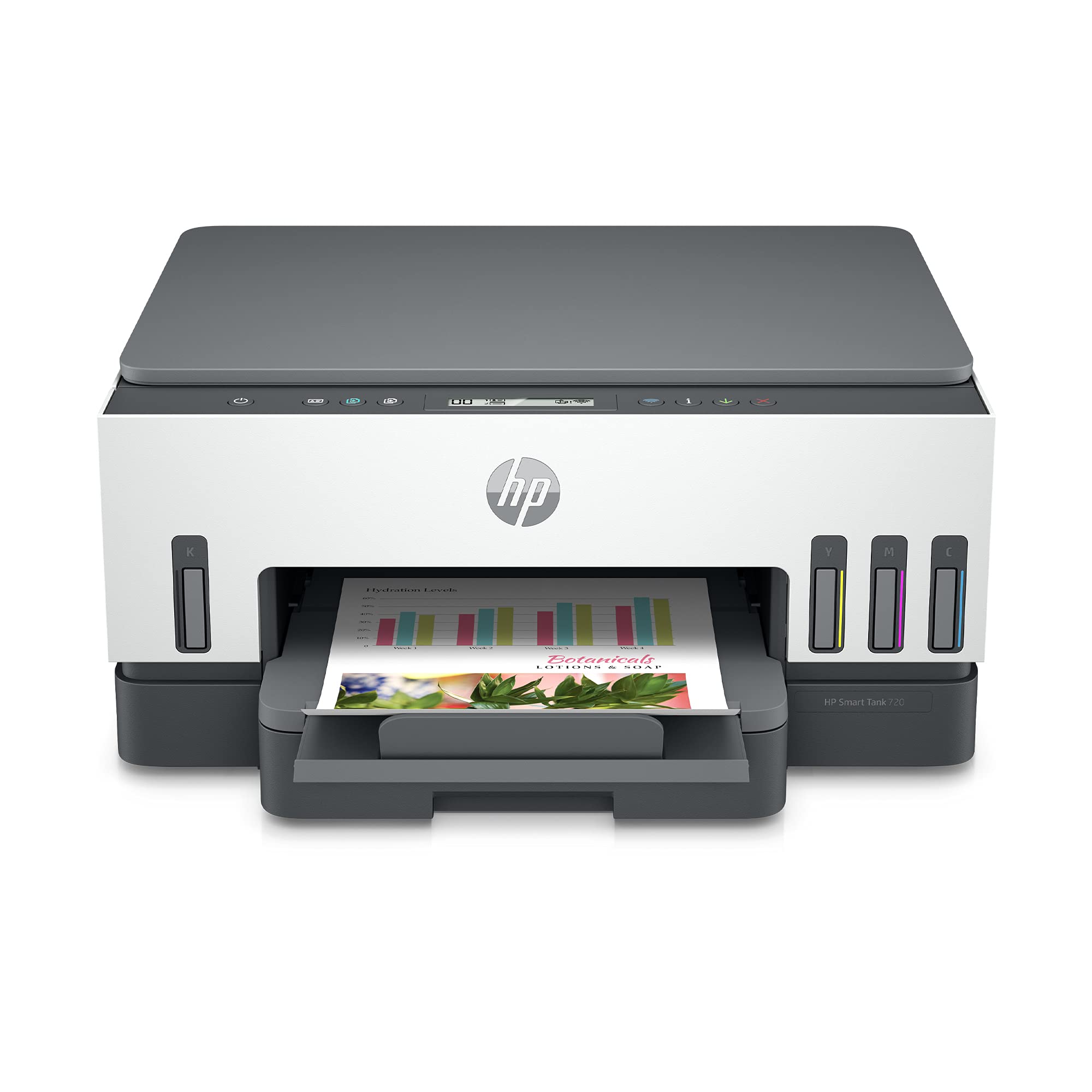 HP Smart Tank 670 All-in-One Auto Duplex WiFi Integrated Ink Tank Colour Printer, Scanner, Copier- High Capacity Tank with Automatic Ink Sensor, Multicolor