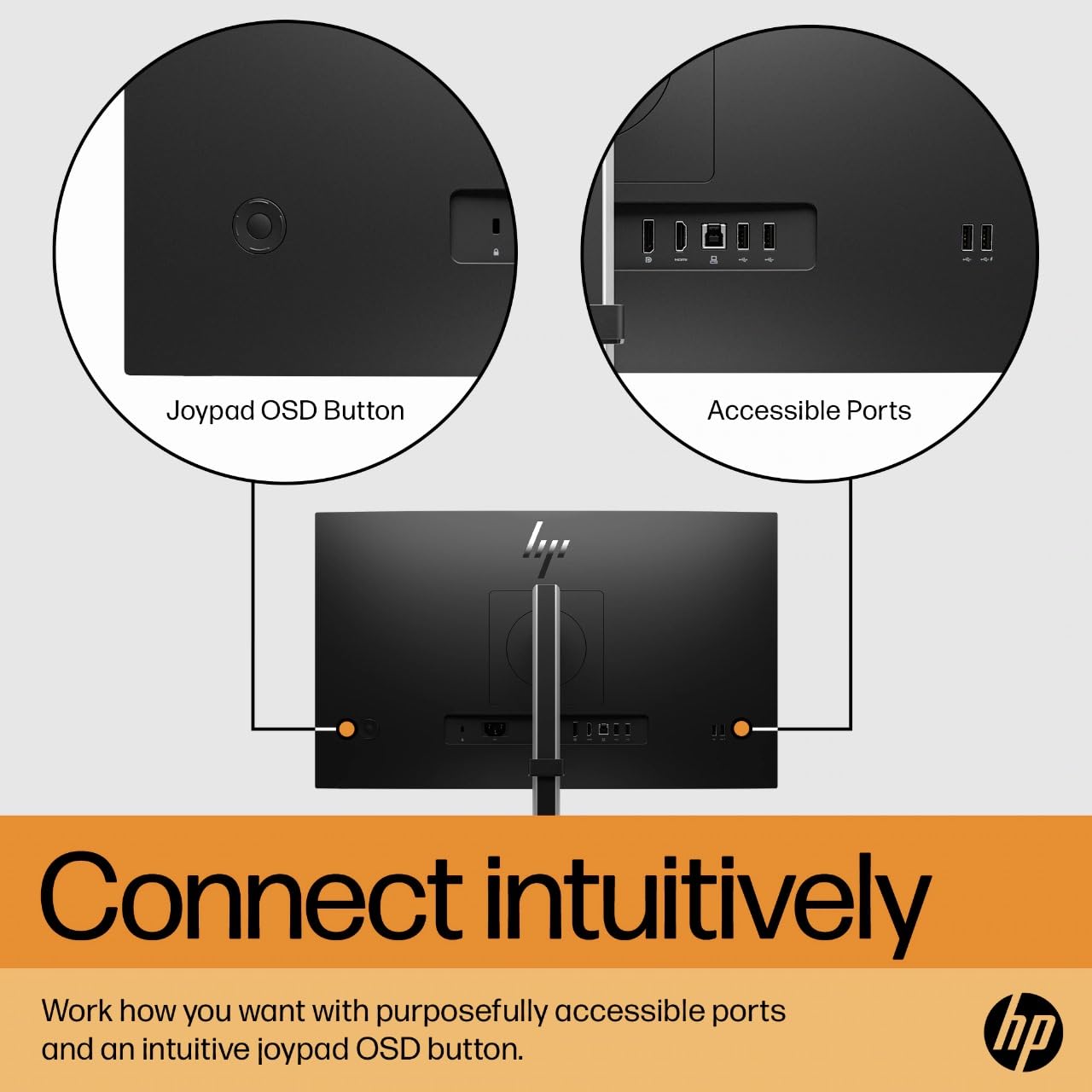 HP E24 G5 23.8" Full HD LCD Monitor - 16:9-24" Class - in-Plane Switching (IPS) Technology - Edge LED Backlight - 1920 x 1080-250 Nit - 5 ms - 75 Hz Refresh Rate - HDMI - DisplayPort - U,Black