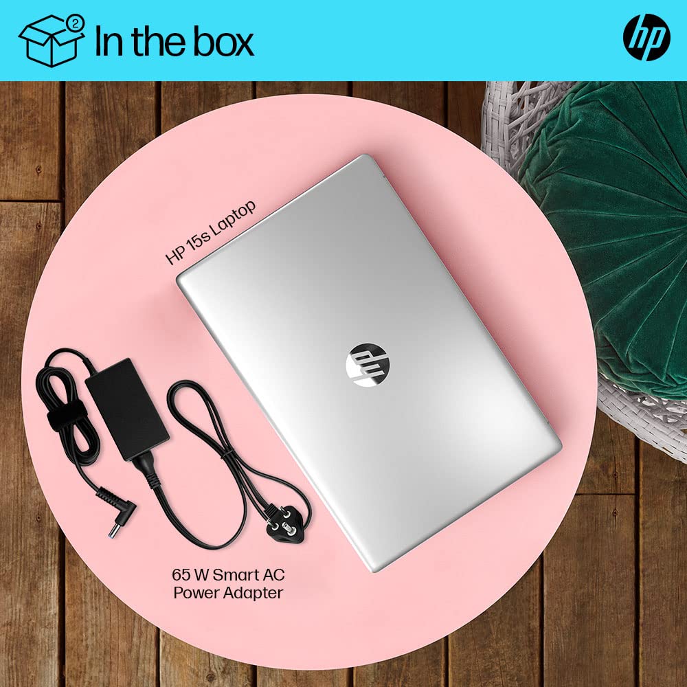 HP Laptop 15s, 12th Gen Intel Core i3-1215U, 15.6 inch(39.6cm) FHD Laptop(8GB RAM,512GB SSD,Intel UHD Graphics,Alexa,Dual Speakers,Numeric Keypad,Win 11,MSO 211.69 Kgs,Natural Silver) 15s-fr5009TU