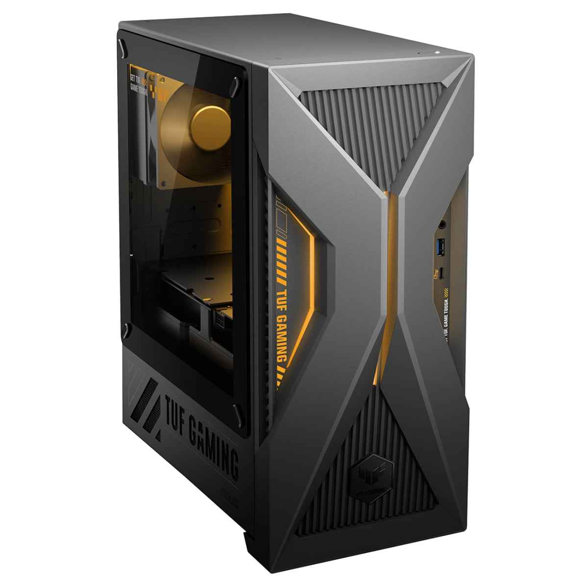 ASUS TUF Gaming T500MV Desktop (Intel Core 5 210H, RTX 5050, 16GB, 1TB SSD) + MS Office Home & Student 2024 + M365