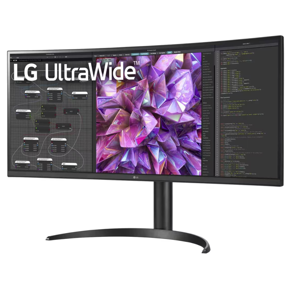 LG 34Wq75C-B 34" Curved Ultrawide Qhd Ips Hdr 10 Built-In-Kvm-Monitor With Usb Type-C & Lan (Rj-45)