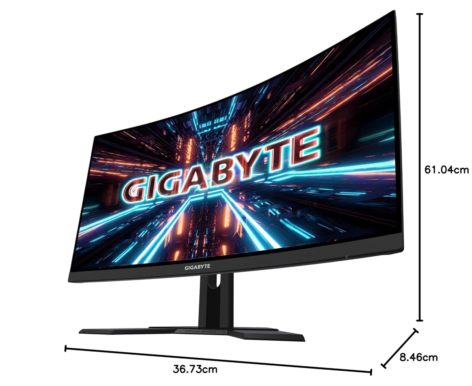 GIGABYTE G27Fc A,27",165Hz, Fhd(1920 X 1080) Curved Gaming LCD Monitor, Va 1500R Display, 1Ms (Mprt) Response Time, 91% Dci-P3, 127% Srgb, Black