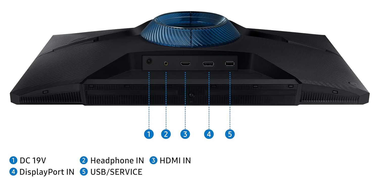 Samsung 27-Inch(68.4 cm) FHD Odyssey G3 Gaming, 165 Hz, 1ms Flat LED Monitor, 1920 X 1080 Pixels, Height Adjustable Stand, Bezel-Less, Eye-Saver, AMD Freesync Premium (LS27AG322NWXXL, Black)