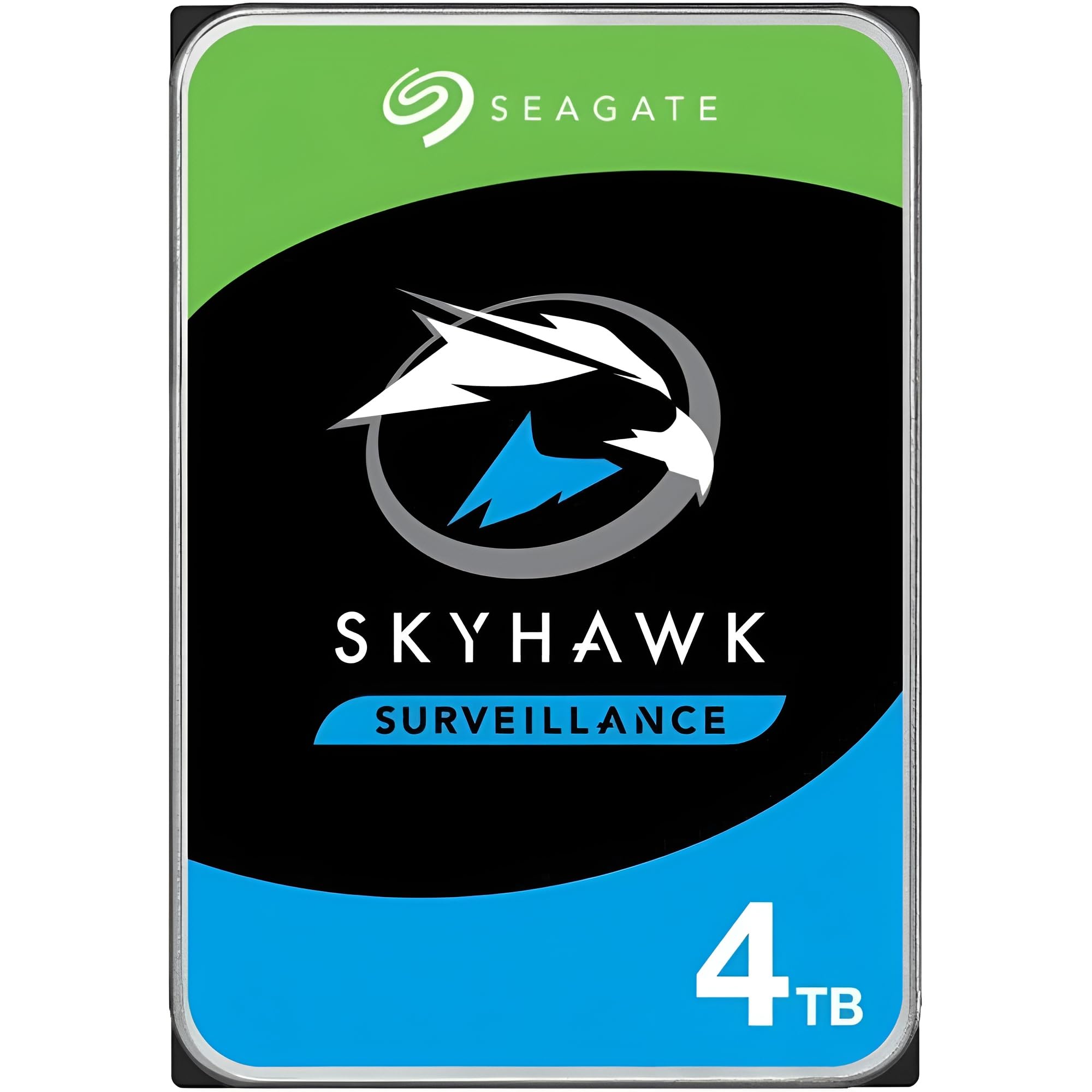 Seagate Skyhawk AI 8TB Video Internal Hard Drive HDD – 3.5 Inch SATA 6 Gb/s 256 MB Cache for DVR NVR Security Camera System with 3-Years Data Recovery Services (ST8000VE001)