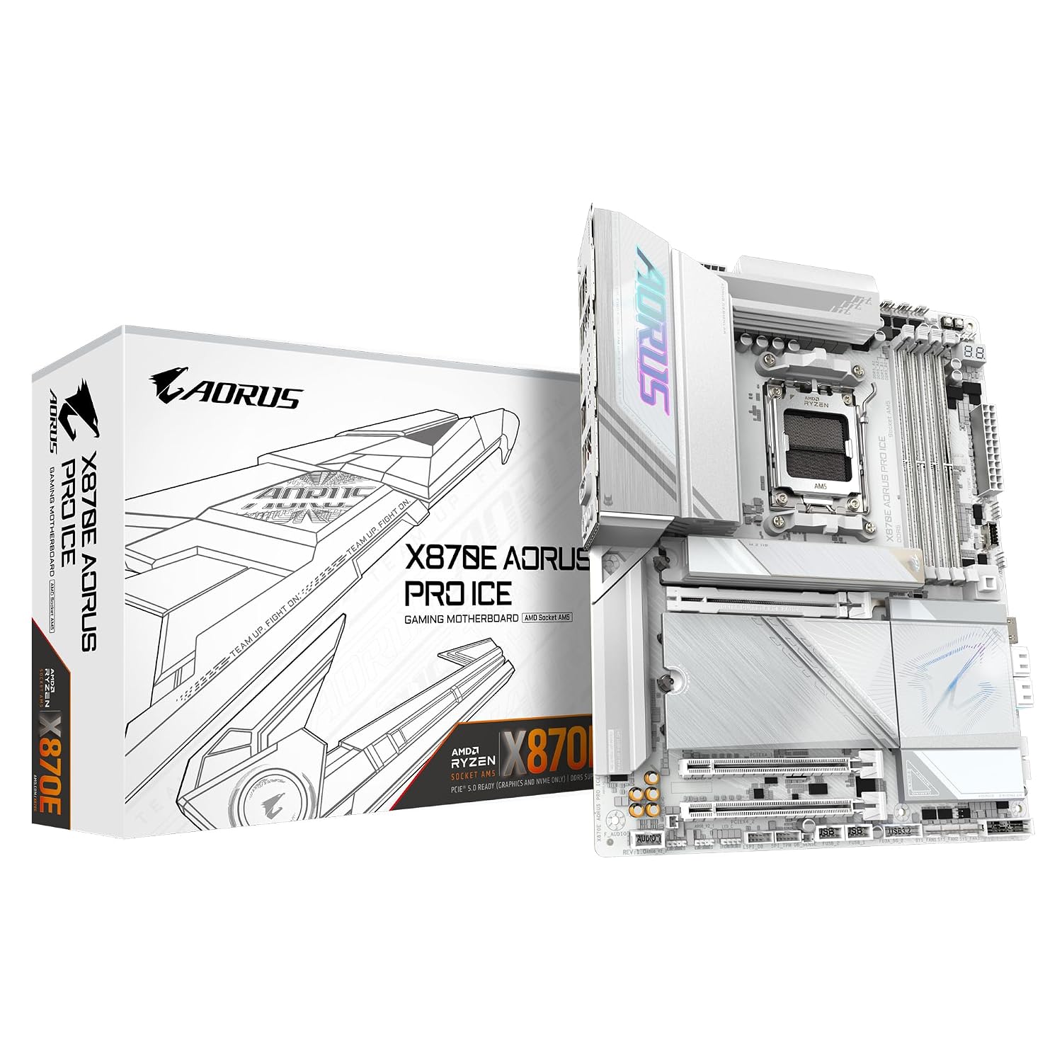 X870E AORUS PRO ICE AMD Motherboard