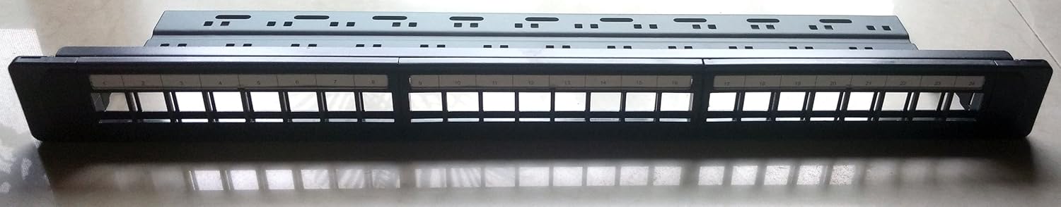 D-Link Unshielded 24-Port Unloaded Keystone Patch Panel NPP-AL1BLK241 Dlink