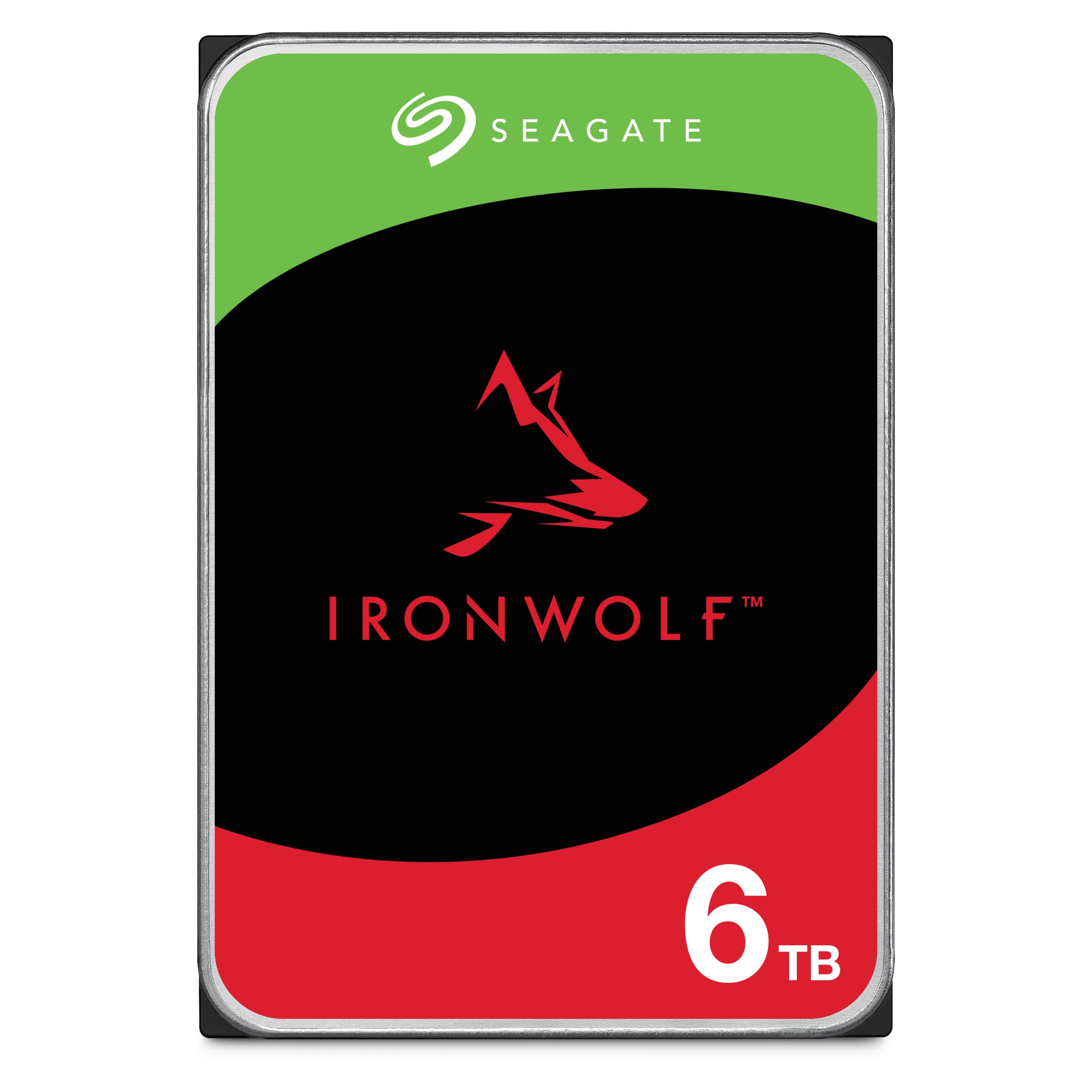 Seagate IronWolf 10TB NAS Internal Hard Drive HDD – CMR 3.5 Inch SATA 6Gb/s 7200 RPM 256MB Cache for RAID Network Attached Storage with 3-Years Data Recovery Services (ST10000VN000)