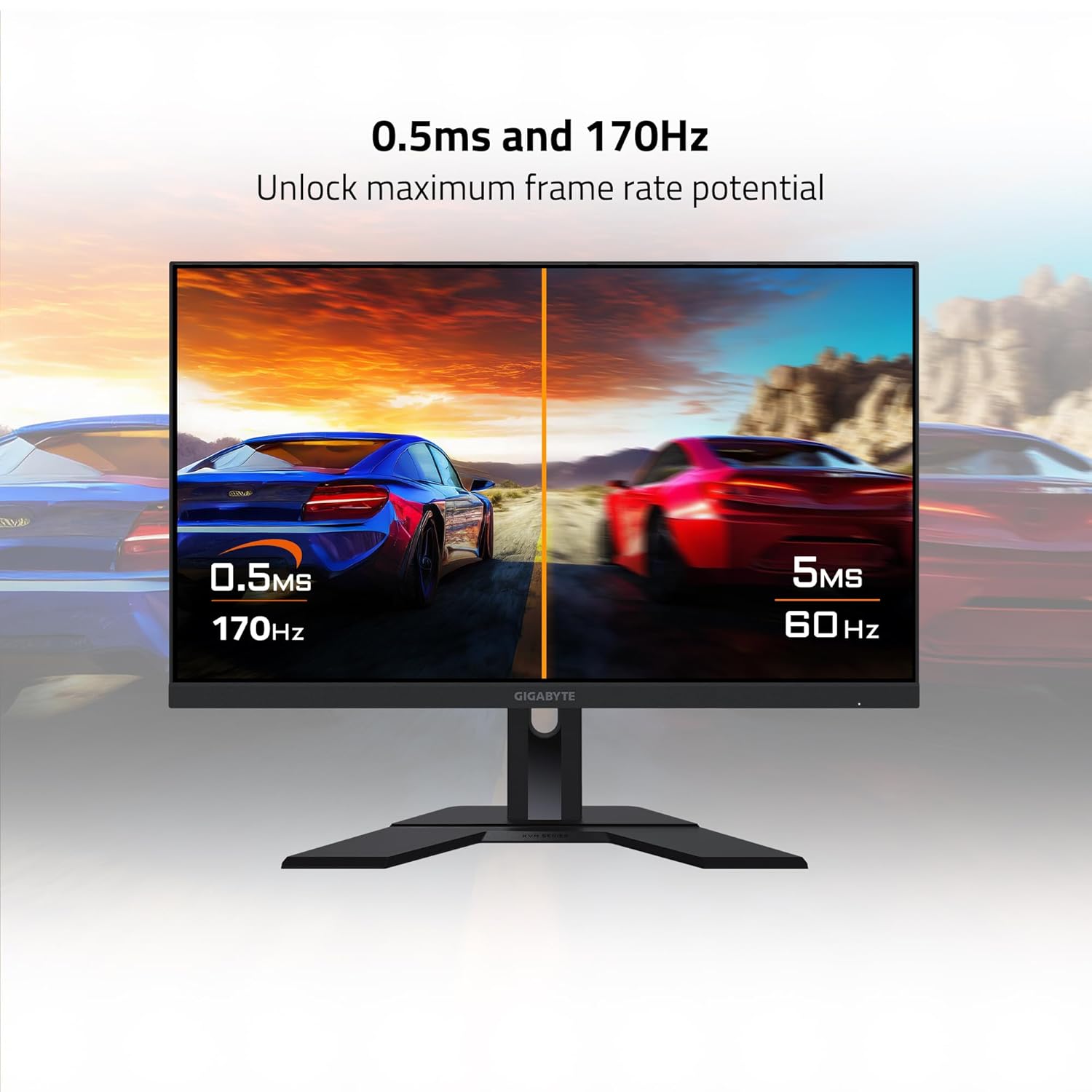 GIGABYTE M27Q 27Inch(68.8Cm) 170Hz, 2560 X 1440 Pixels -Kvm Gaming Monitor, Ss Ips Display, 0.5Ms (Mprt) Response Time, Hdr Ready, Freesync Premium, 1X Display Port 1.2, 2X Hdmi 2.0, 2X Usb 3.0, Black