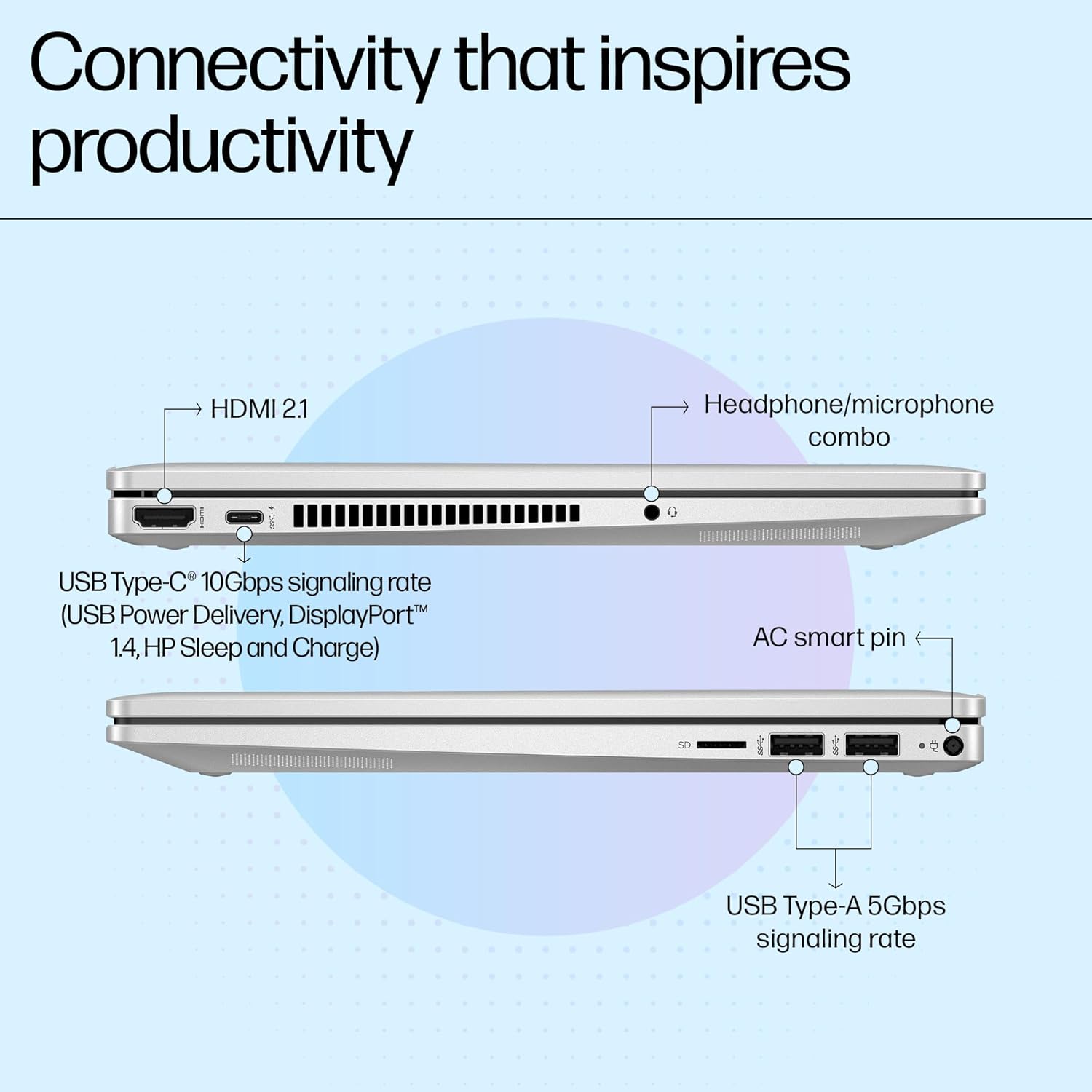 HP Pavilion x360, 13th Gen Intel Core i5-1335U, 16GB DDR4, 1TB SSD, (Win 11, Office 21, Silver, 1.41kg),Touchscreen,14-inch(35.6cm) FHD Laptop, Intel Iris Xe graphics, 5MP camera, Backlit KB, ek1010TU
