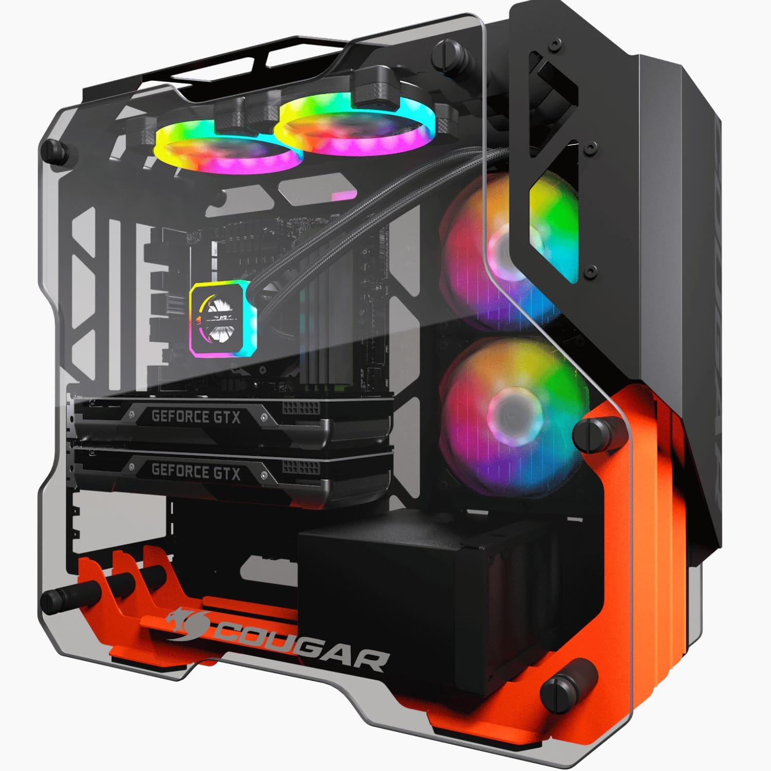 Blazer Essence CGR-5LMHO ATX Case with Aluminum Body and Tempered Glass Panels - Zapnet.in