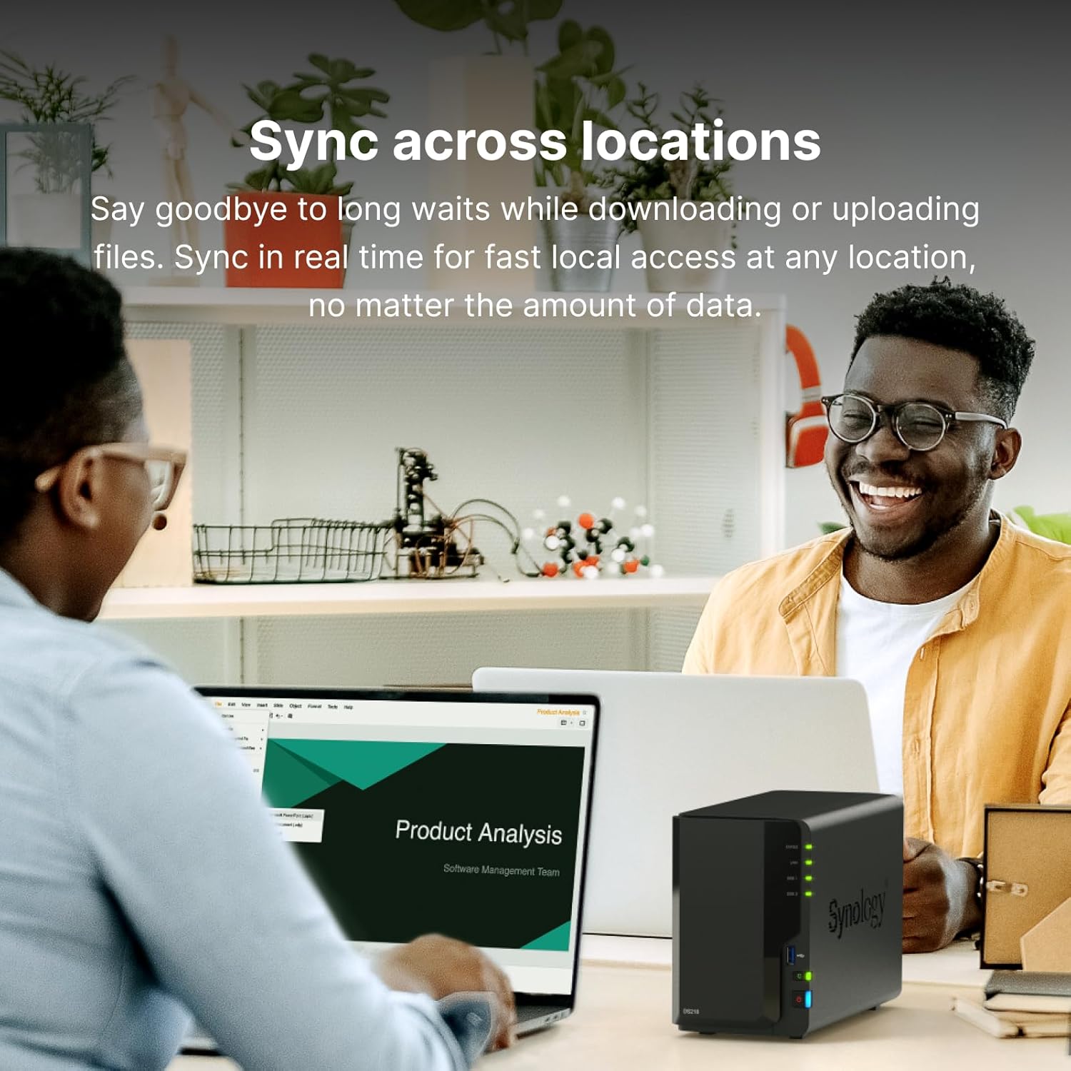 Synology DiskStation DS223 Network Attached Storage Drive (Black)