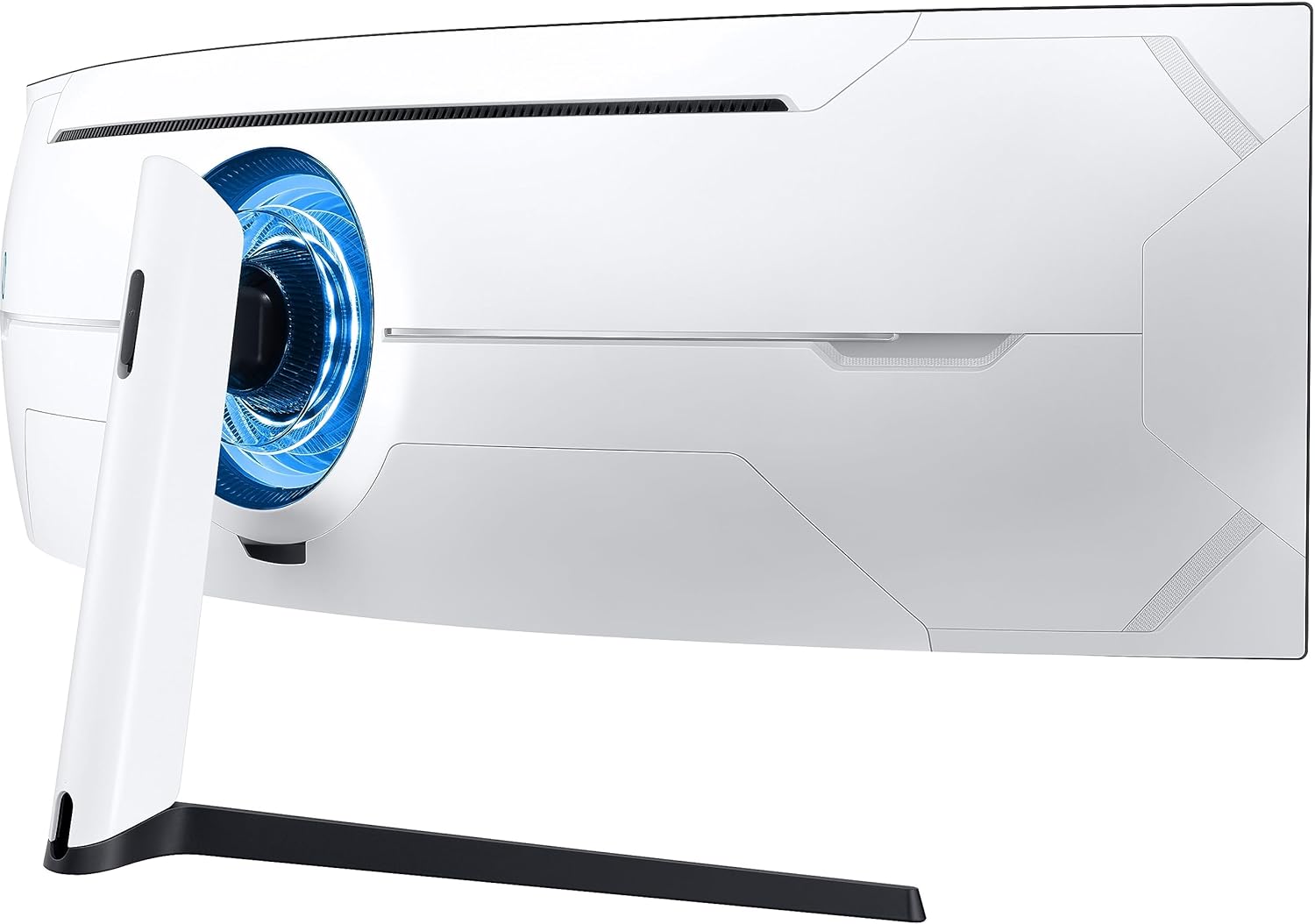 Samsung 49-inch(124.4cm) Odyssey Neo G9 Dual QHD, 240Hz, 1ms Curved Gaming Monitor, Quantum Mini-LED, HDR 2000, FreeSync Premium Pro (LS49AG950NWXXL, Black)