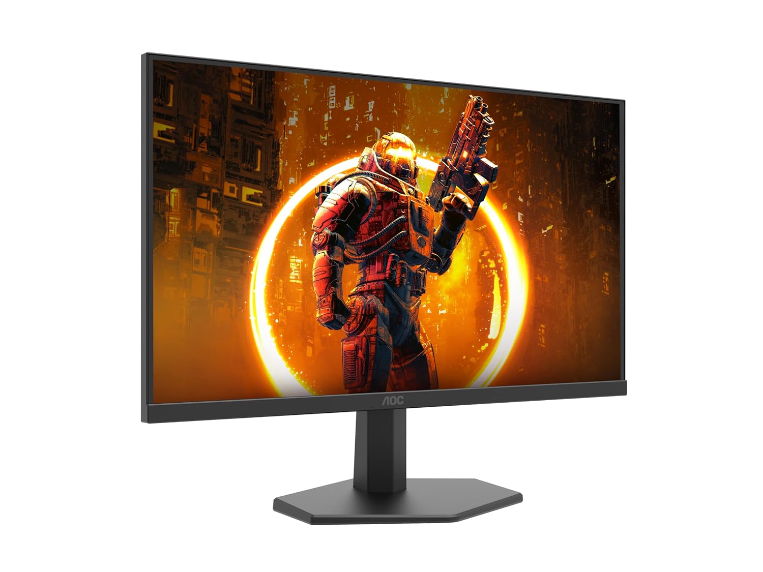 AOC 27G11ZE2 27″ FHD Fast IPS Gaming Monitor – Black/Red |1920×1080| 240Hz Refresh | 0.3ms Response |Adaptive-Sync| HDR10| Frameless Design