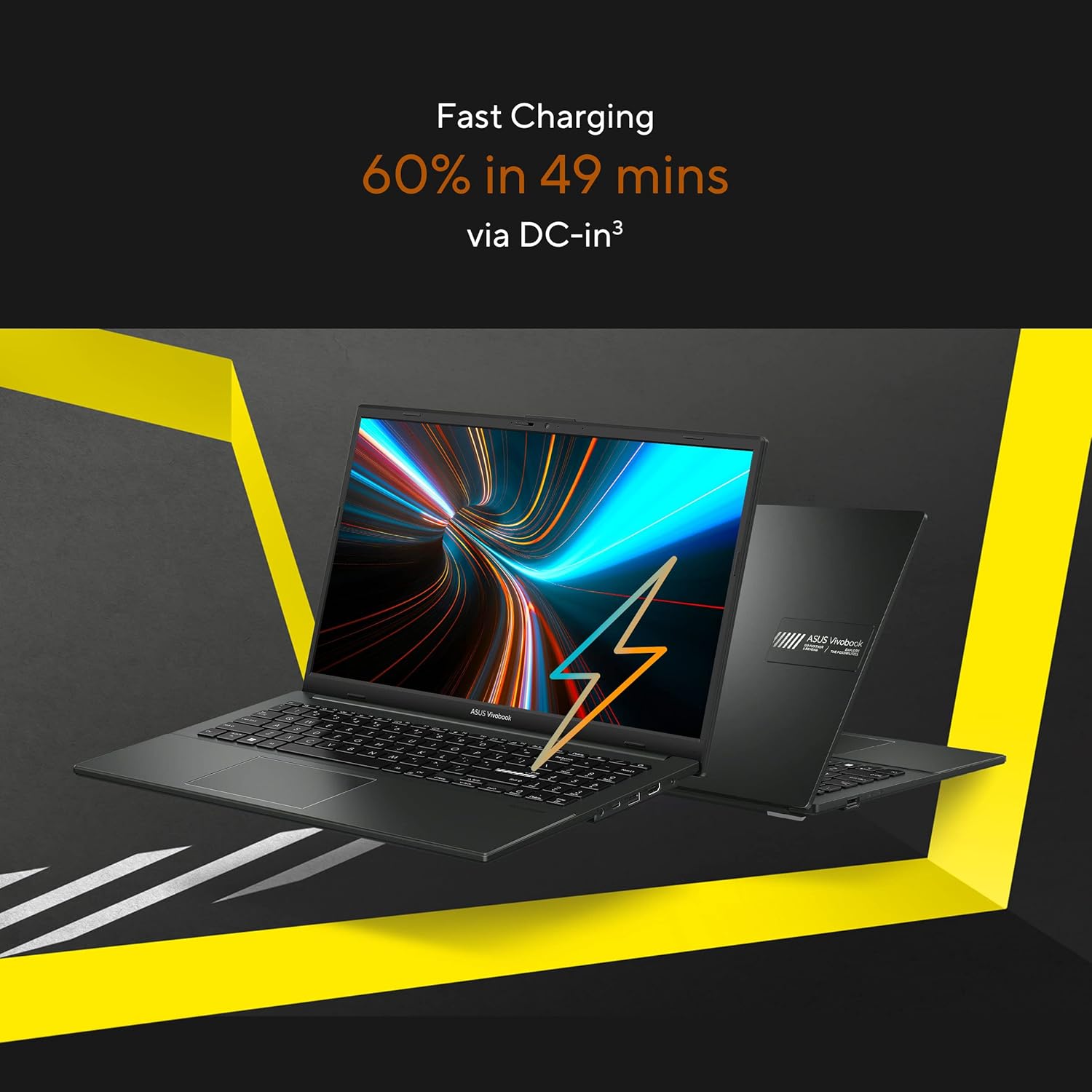 ASUS Vivobook Go 15 (2023), AMD Ryzen 5 7520U, 15.6" (39.62 cm) FHD, Thin and Light Laptop (16GB/512GB SSD/Integrated Graphics/Windows 11/Office 2021/Black/1.8 Kg), E1504FA-NJ549WS