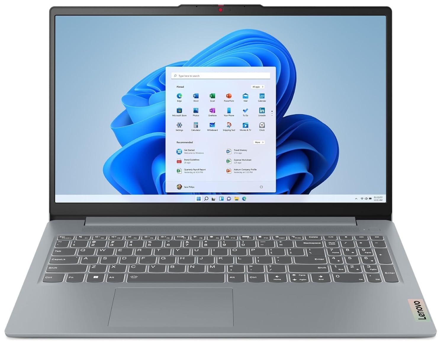 Lenovo IdeaPad Slim 3 Intel Core i5-13420H 15.6" (39.6cm) FHD IPS 300 Nits Thin & Light Laptop (16GB/512GB SSD/Win 11/Office 2021/Backlit KB/1Yr ADP Free/3 Month Game Pass/Grey/1.62Kg), 83EM0023IN