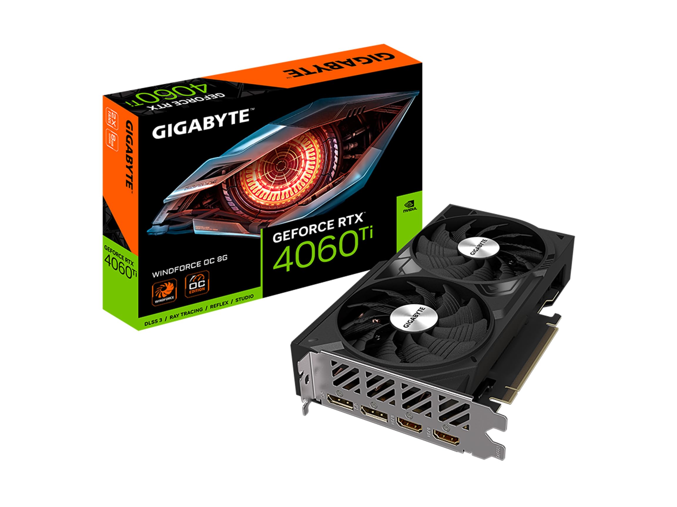 GIGABYTE GeForce RTX 5060 Ti Eagle MAX OC 16G Graphics Card, 16GB 128-bit GDDR7, PCIe 5.0, WINDFORCE Cooling System, GV-N506TEAGLEMAX OC-16GD Video Card