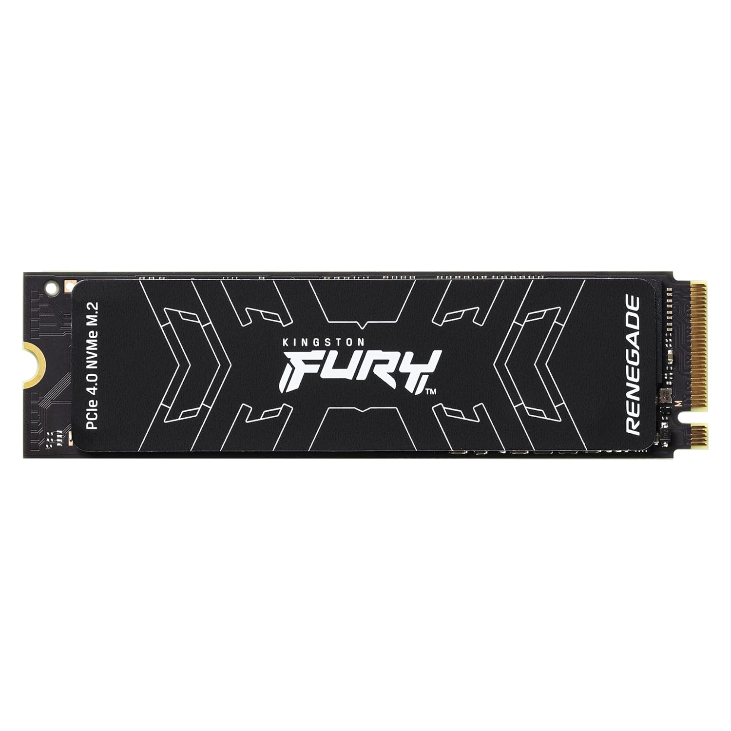 Kingston Fury Renegade 1TB PCIe Gen 4.0 NVMe M.2 Internal Gaming SSD | Up to 7300 MB/s | TLC NAND | SFYRS/1000G, Black