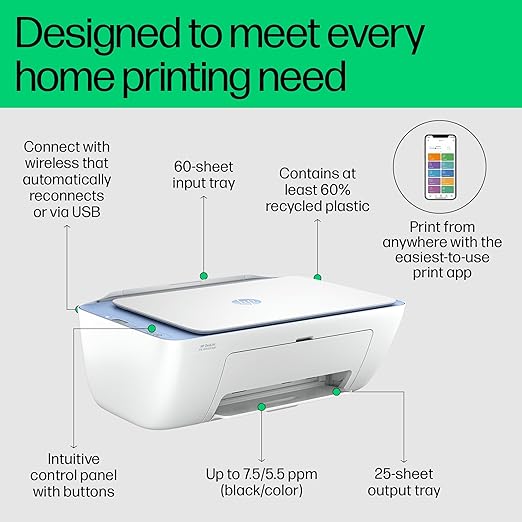 HP Ink Advantage 2878 WiFi Colour Printer - Print/Scan/Copy Ideal for Home, White - Zapnet.in