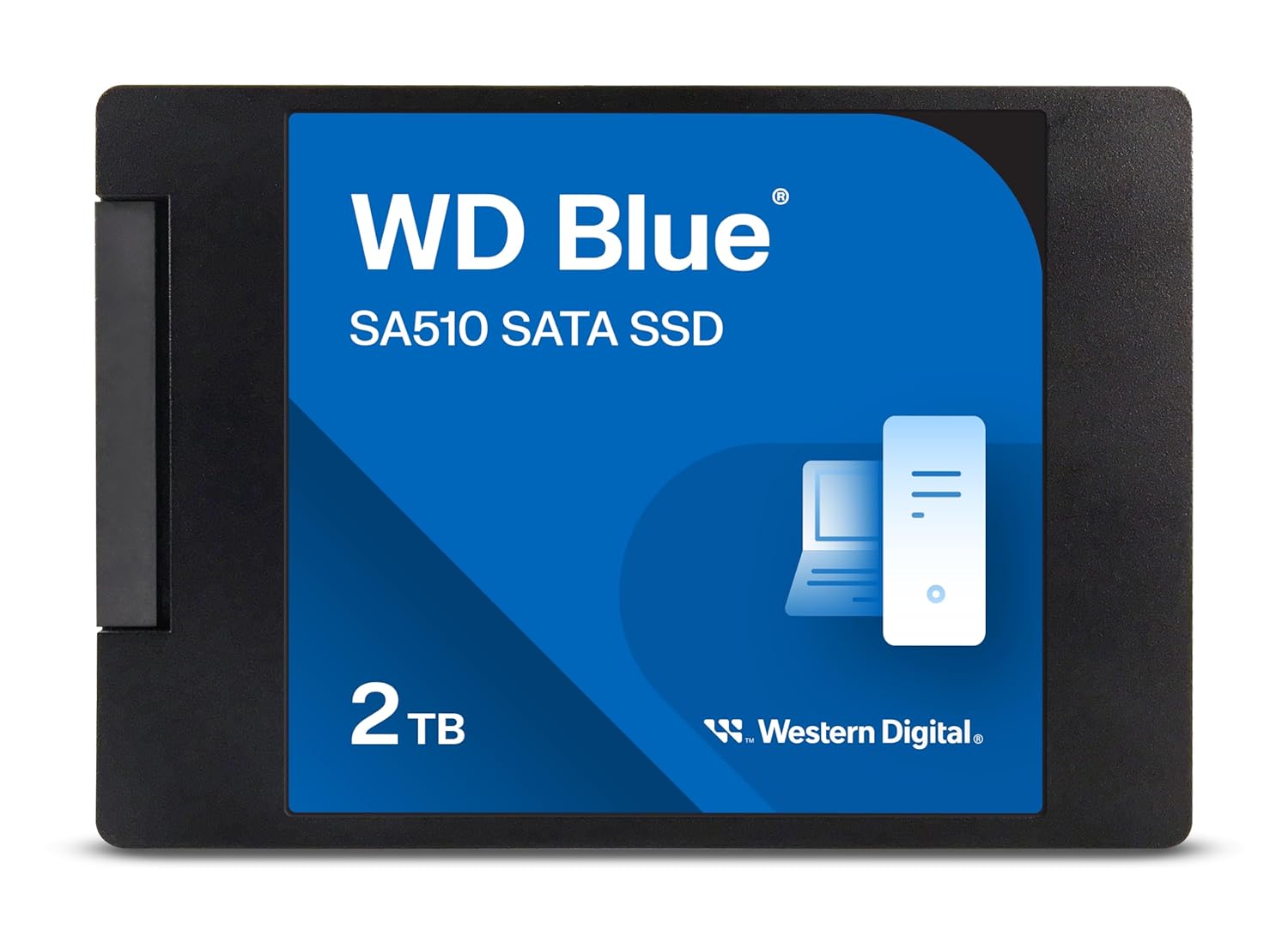 Western Digital WD Blue SA510 SATA 2TB, Up to 560MB/s, 2.5 Inch/7 mm, 5Y Warranty, Internal Solid State Drive (SSD)
