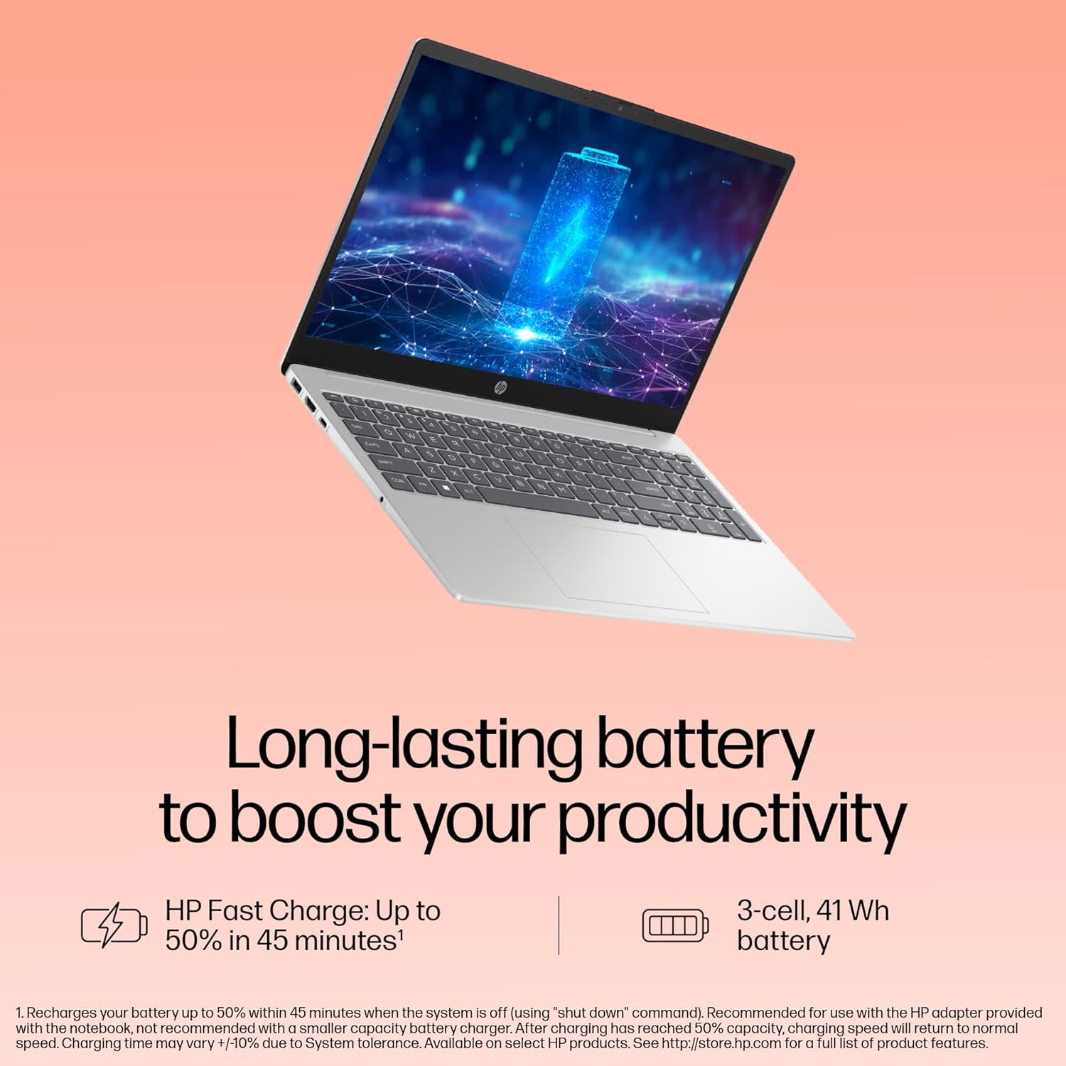 HP 15, 13th Gen Intel Core i5-1334U, 16GB DDR4, 512GB SSD (Win 11, Office 21, Silver, 1.59kg), Anti-Glare, 15.6-inch(39.6cm) FHD Laptop, Intel Iris Xe Graphics, Backlit KB, 1080p FHD Camera, fd0221TU