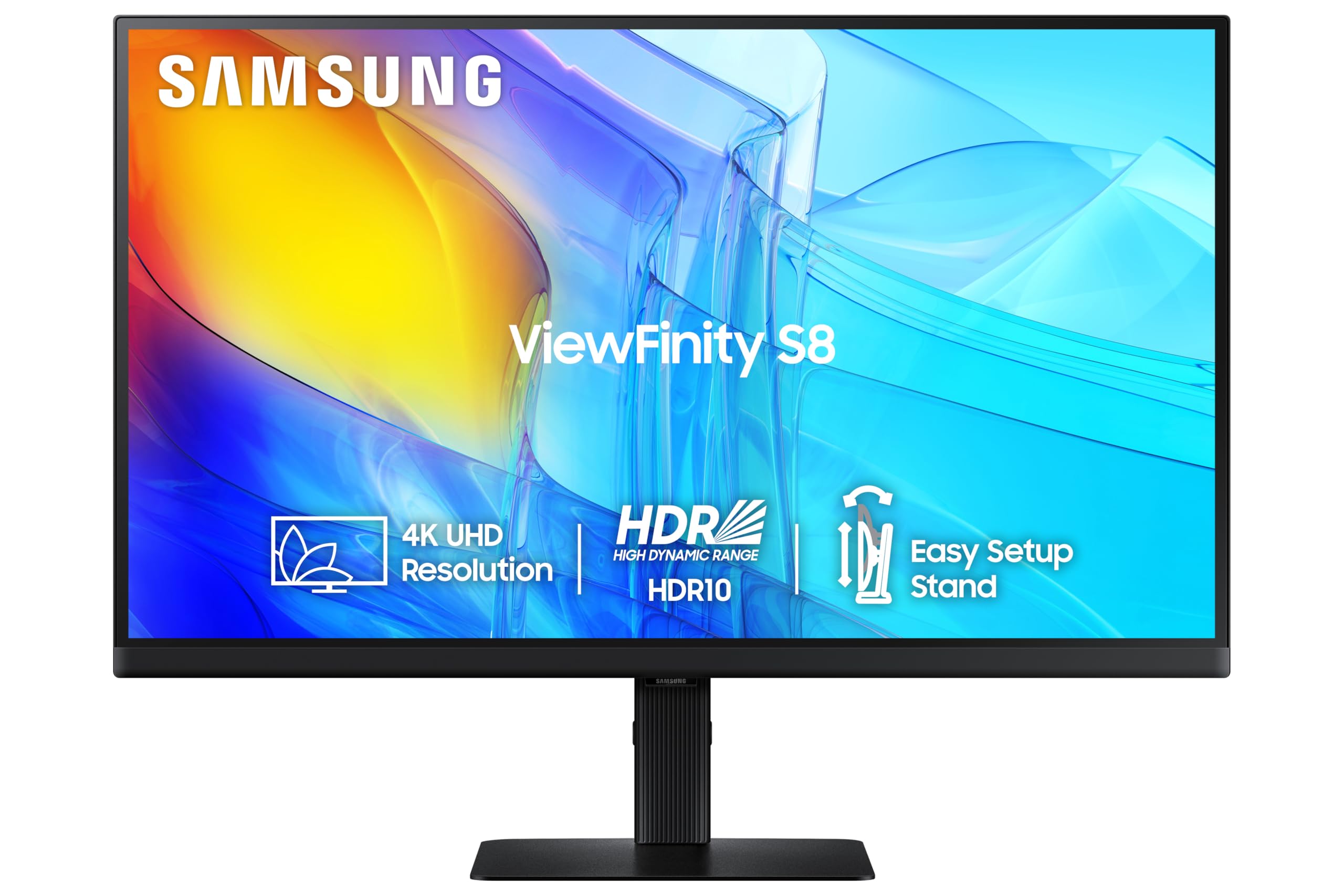Samsung 27-inch(68.46cm) 4K UHD, Flat Monitor, IPS, Bezel Less Design, 1 Billion Colors, HDR10, FSC-Certified, Intelligent Eye Care, Energy Saving (LS27A700NWWXXL, Black)