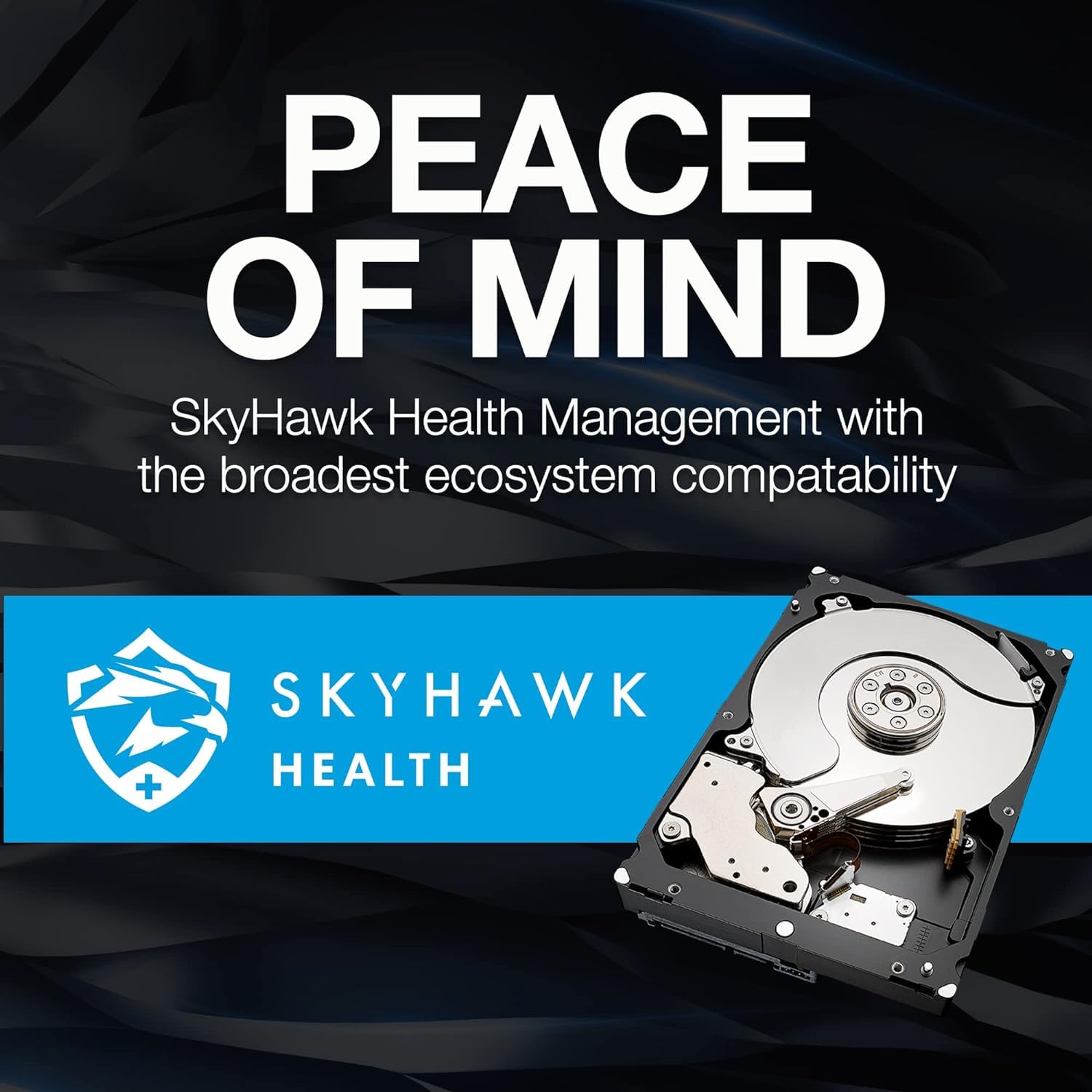 Seagate Skyhawk 6 TB Surveillance Internal Hard Drive HDD – 3.5 Inch Security Camera System with Drive Health Management, with 3 yr Rescue Data Recovery Services (ST6000VX009)