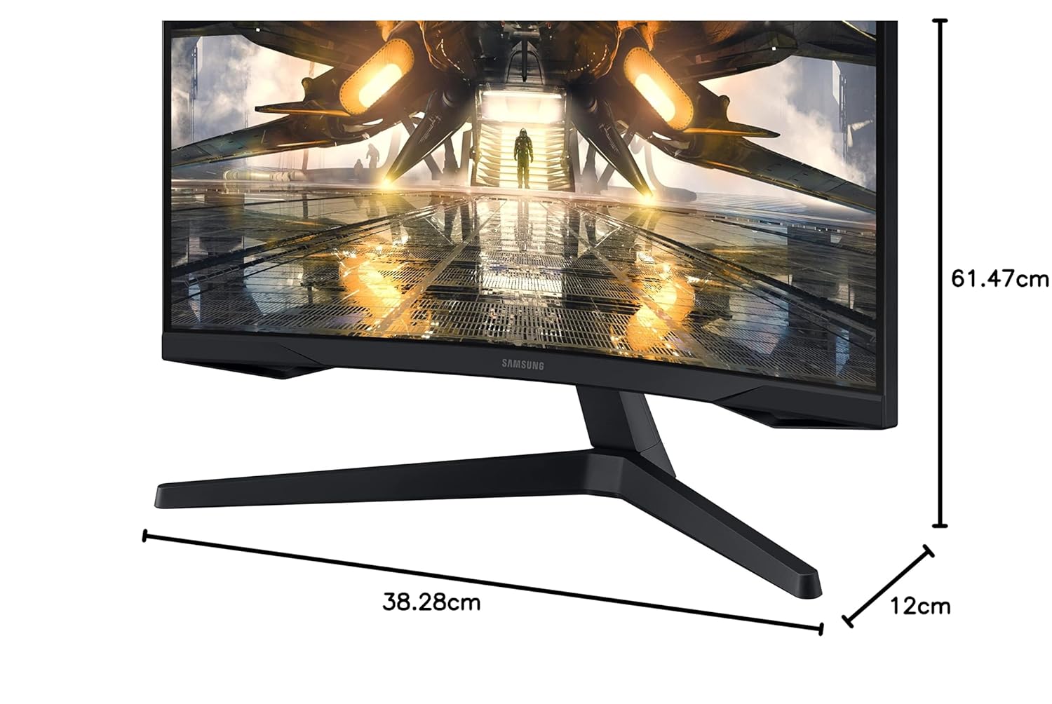 Samsung 27-Inch(68.5cm) Odyssey G5 Gaming, QHD 2K, 165Hz, 1Ms, 1000R Curved LCD Monitor, AMD Freesync Premium, HDR10 (LS27AG550EWXXL, Black)