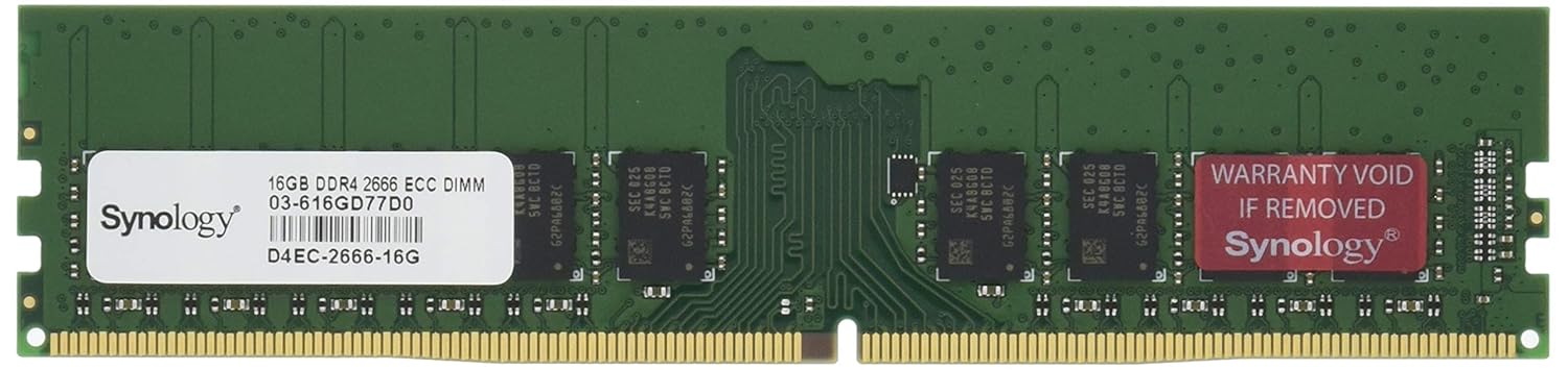 Synology UDIMM ECC RAM DDR4-2666 16GB (D4EC-2666-16G)