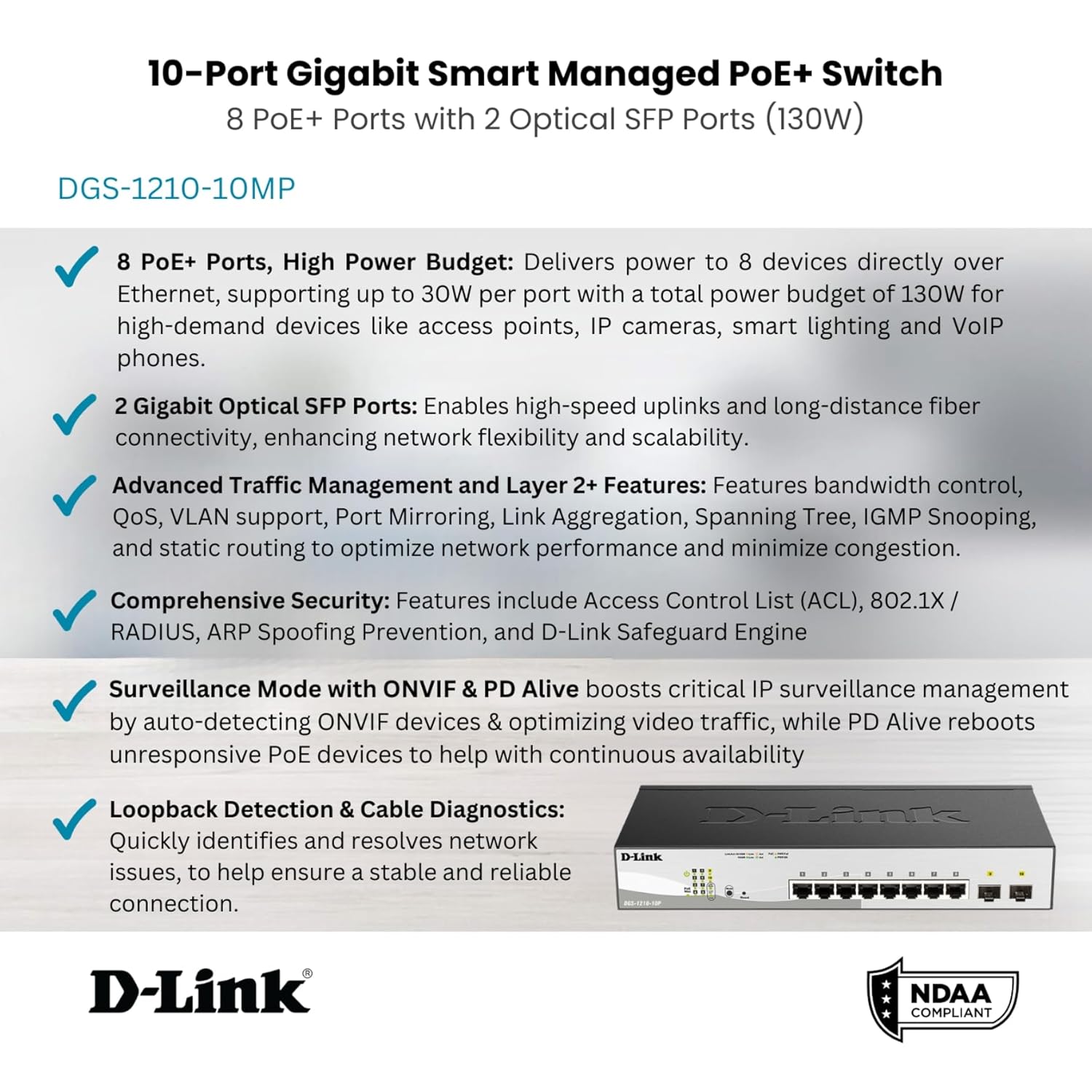 8-Port Gigabit Smart Managed
