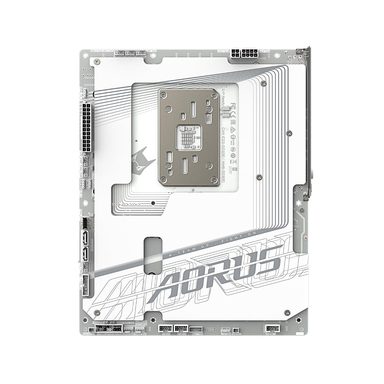 GIGABYTE X870 AORUS Stealth ICE AMD AM5 Motherboard, ATX, DDR5, 4X M.2, PCIe 5.0, 2xUSB-4,USB-C, WIFI7, 5GbE LAN, EZ-Latch
