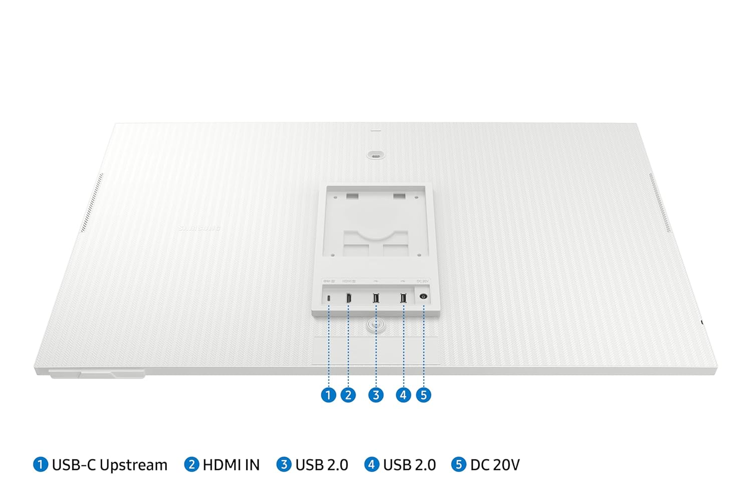 Samsung 32" (80cm) M8 4K Smart Monitor with Slim Fit Camera|UHD 3840x2160|Type-C 65W|4K AI Upscaling|OTT Apps|Office 365|Speakers|Solar Remote|Wi-Fi|Bluetooth|HAS Pivot Stand|LS32DM801UWXXL|White