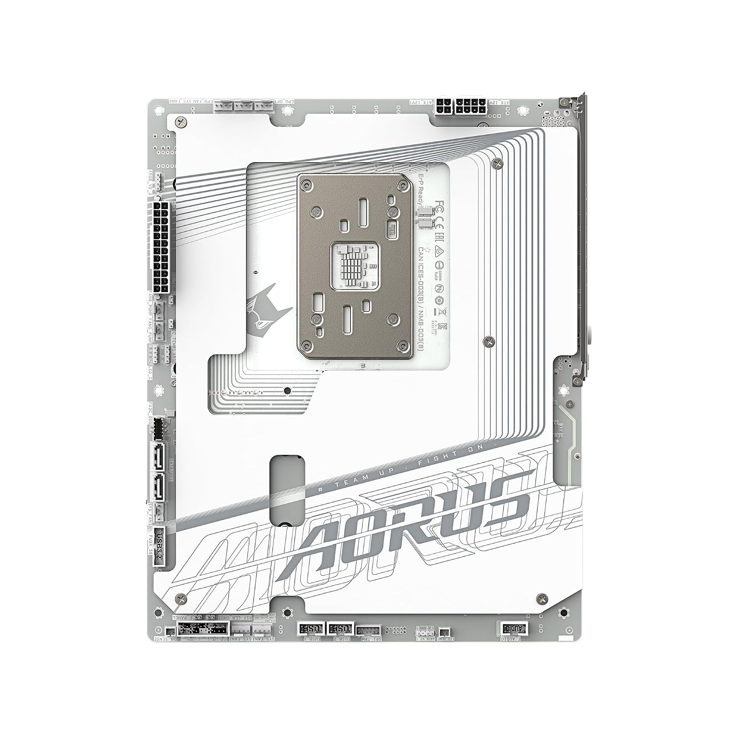 GIGABYTE B850 AORUS Stealth ICE AMD AM5 Motherboard, ATX, DDR5, 4X M.2, PCIe 5.0, USB-C, WIFI7, 5GbE LAN, EZ-Latch,