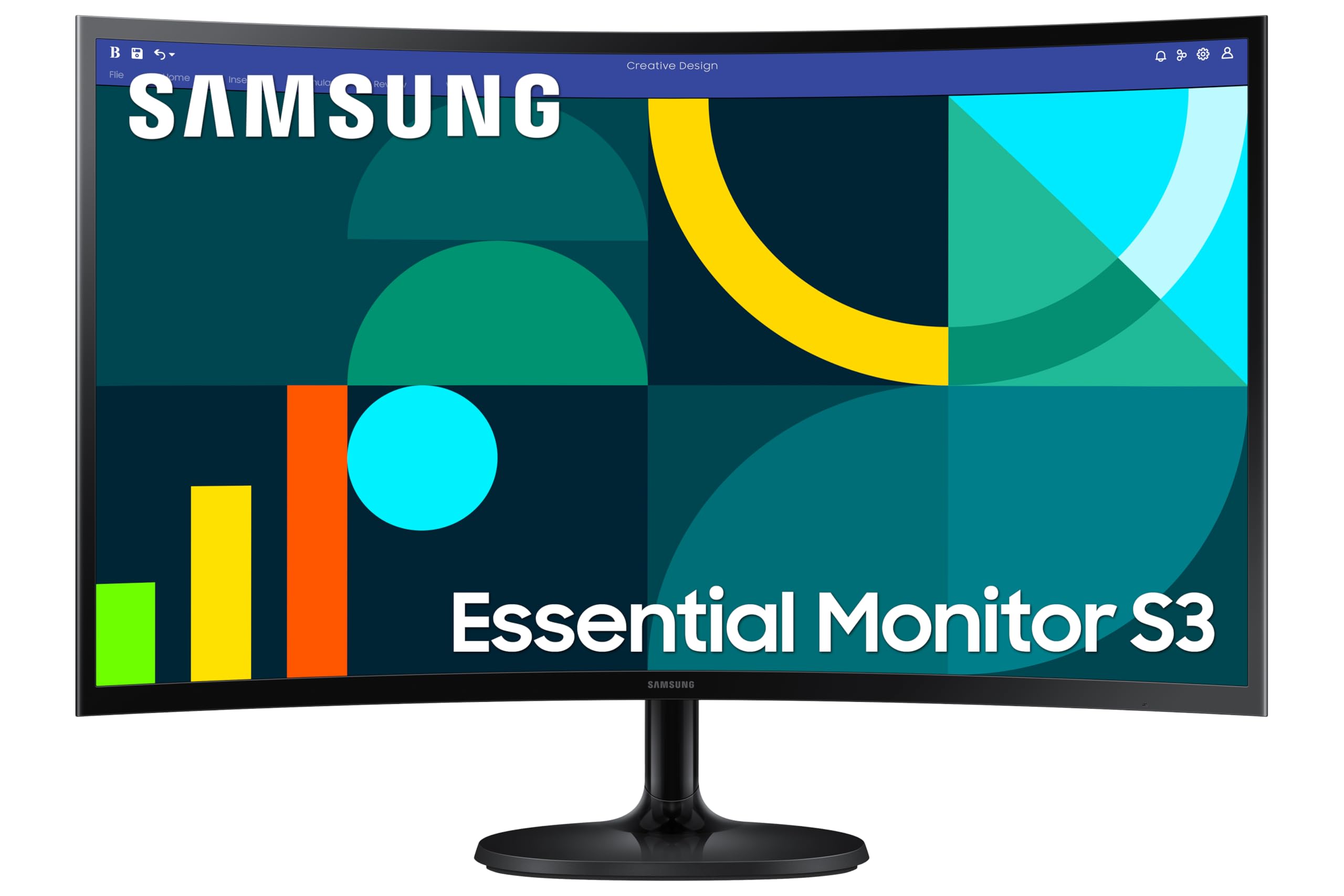 Samsung 27-inch (68.59cm) FHD, IPS, 100 Hz, 1920 x 1080 Flat Monitor, Bezel Less Design, AMD FreeSync, Flicker Free, HDMI, Display Port (LS27C330GAWXXL, Black)