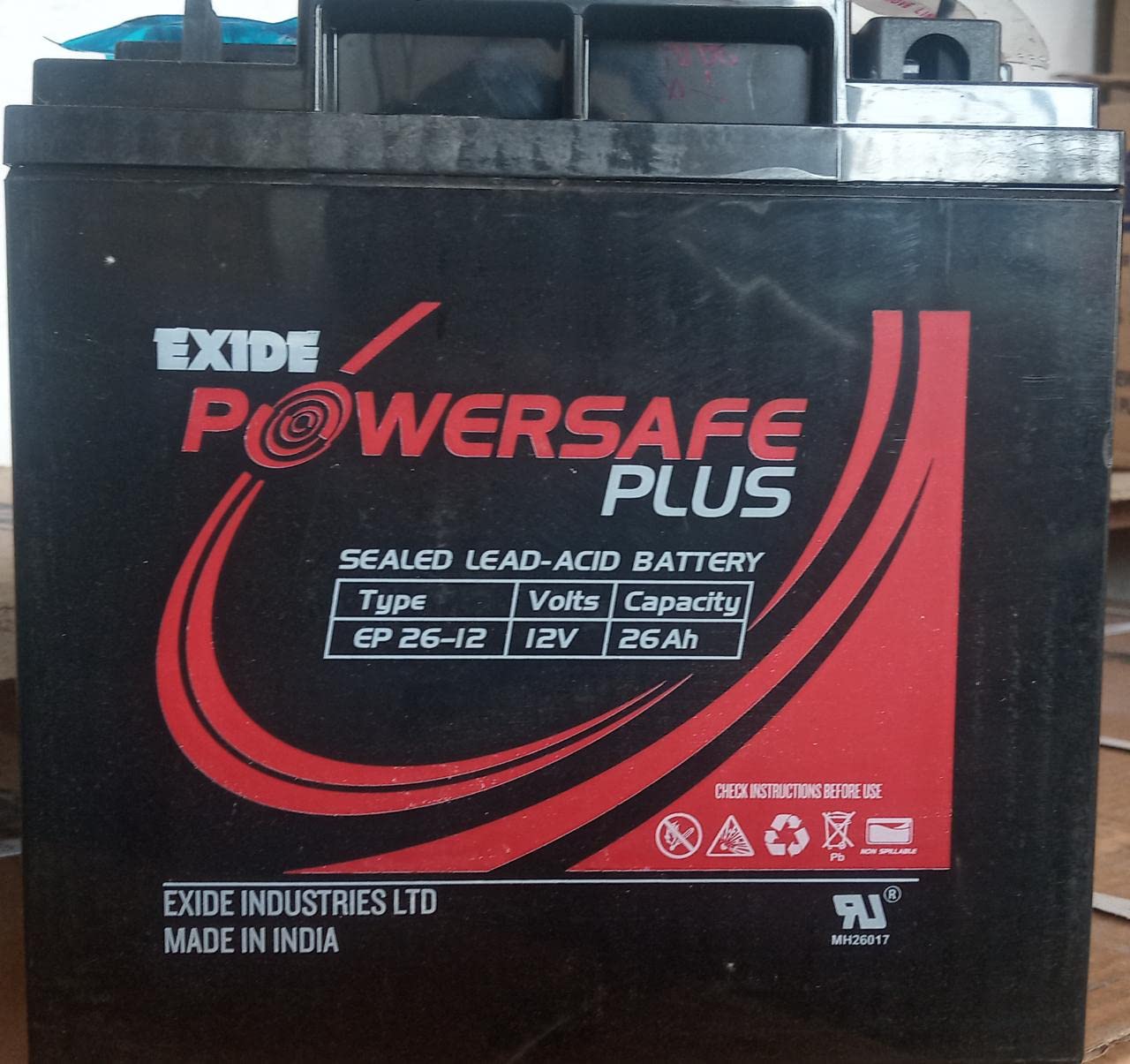 Exide 12v 26AH PowerSafe Sealed Battery - UPS, Solar