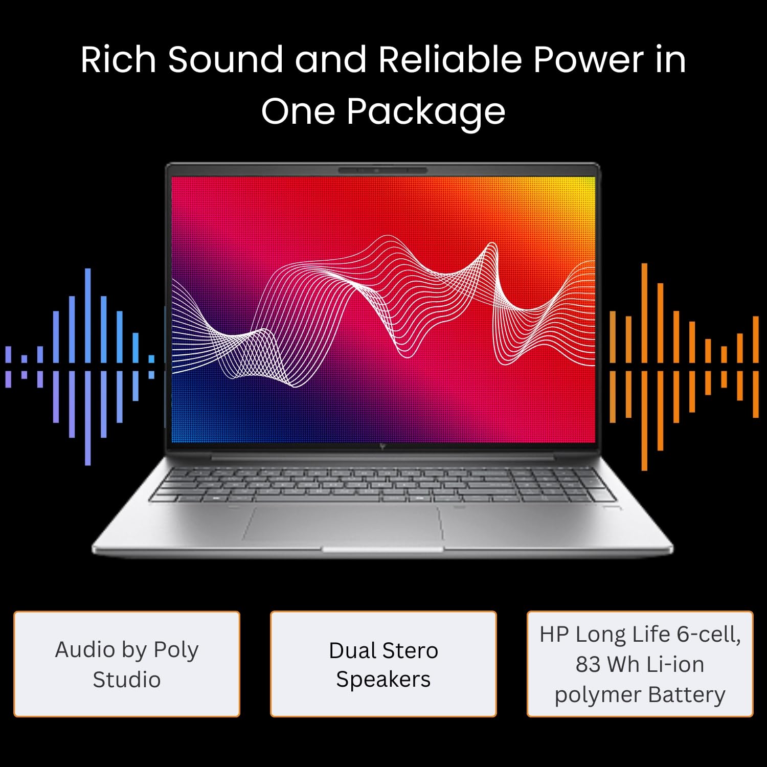 HP Laptop Ultra 7-155H, 32GB RAM, 1TB SSD, RTX 500 Ada 4GB, Win 11 Pro, 16" WUXGA, 5MP+IR Cam, Fingerprint, Backlit Keyboard, Wi-Fi 6E, BT 5.3, 3Y Warranty (A8WN2PT)