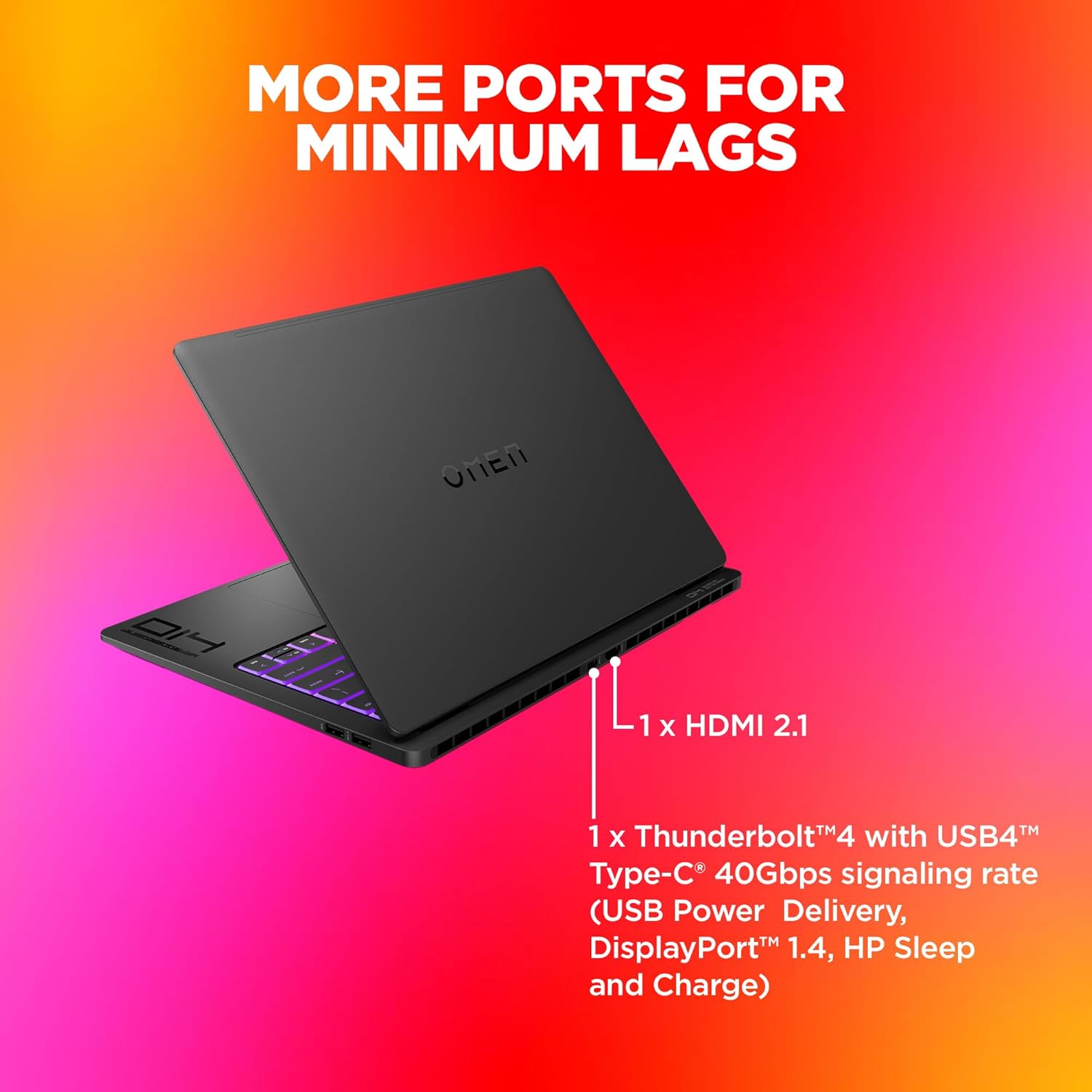 HP OMEN Gaming AI Laptop, Intel Core Ultra 7 155H, 8GB NVIDIA RTX 4060,16GB LPDDR5x, 1TB SSD (Win 11,Office 21, Black,1.63kg) 120Hz, 0.2MS, 3K, OLED, 14-inch(35.6cm), Tempest Cooling, RGB KB, fb0007TX - Zapnet.in