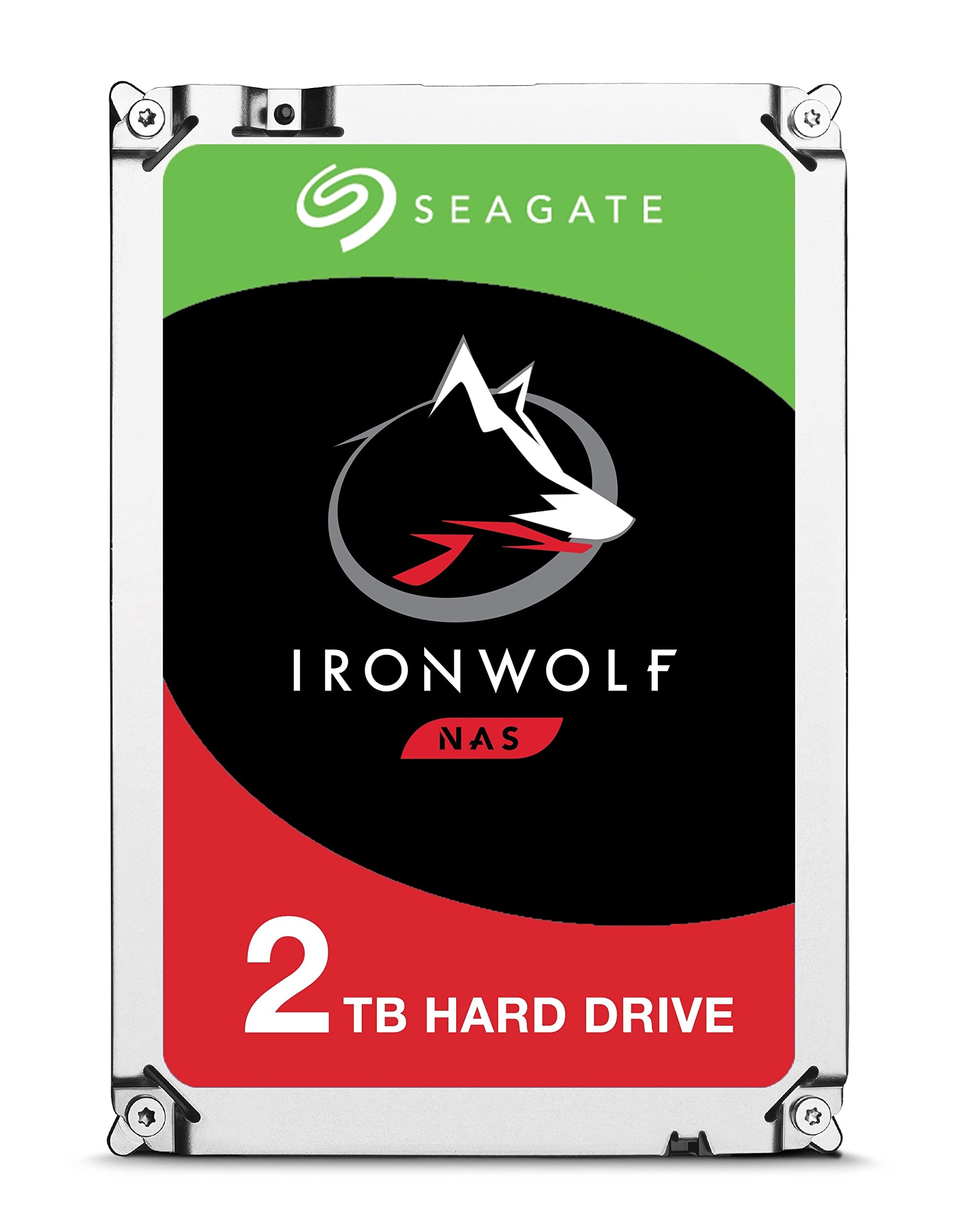 Seagate IronWolf 10TB NAS Internal Hard Drive HDD – CMR 3.5 Inch SATA 6Gb/s 7200 RPM 256MB Cache for RAID Network Attached Storage with 3-Years Data Recovery Services (ST10000VN000)