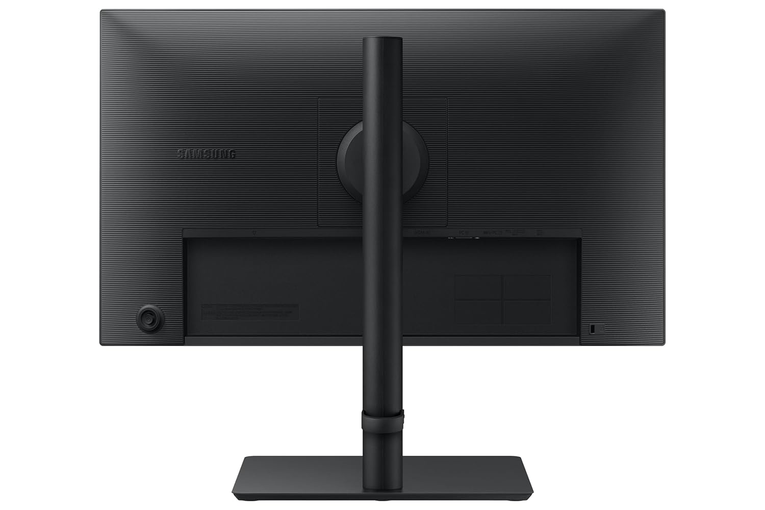 Samsung 24-inch Full HD IPS Panel, 1920x1080, 100 Hz, Height Adjustable Stand, Eye Saver Mode & Flicker Free Monitor, AMD FreeSync, Response Time 4 ms, D-Sub, DP, HDMI, USB Hub (LS24C430GAWXXL, Black)