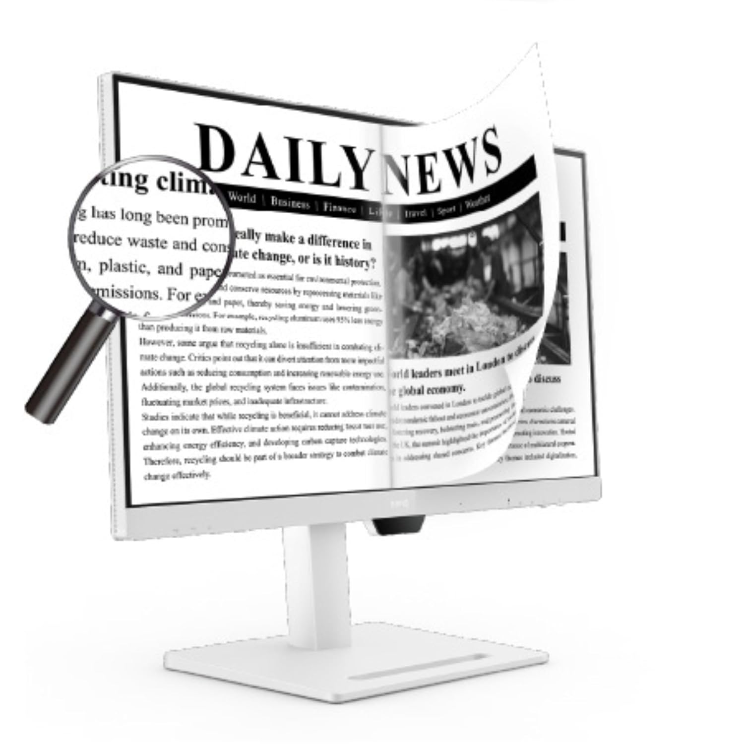 BenQ GW2790QT 27" IPS 2k QHD Monitor| USB-C (65W PD)| Coding Mode| 99%sRGB|Daisy Chain| Height Adjust| 75Hz| Eye Safe Certified| Brightness Intelligence| Noise Filter Speakers| HDMI|DP|USB Hub (White)