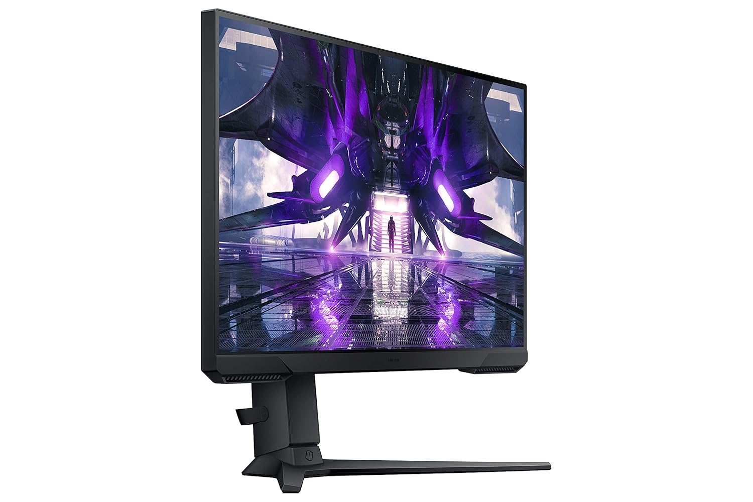 Samsung 24-Inch(60cm) FHD Odyssey G3 Gaming, 165 Hz, 1Ms Flat LED Monitor, 1920 X 1080 Pixels, Height Adjustable Stand, Bezel Less, Eye-Saver, AMD Freesync Premium (LS24AG322NWXXL, Black)