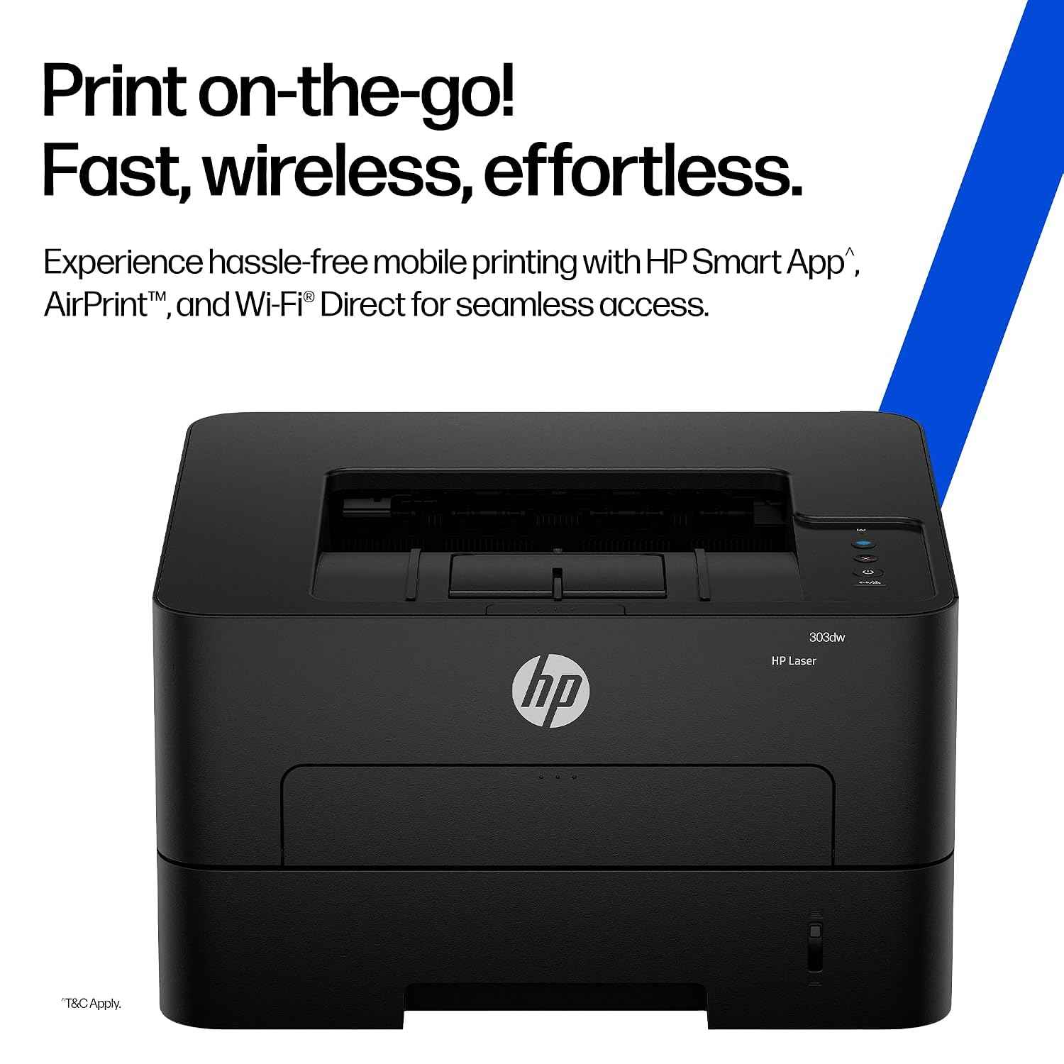 HP 303dw Auto Duplex WiFi Laser Printer (New Launch), 30 PPM, 256 MB Memory, Black