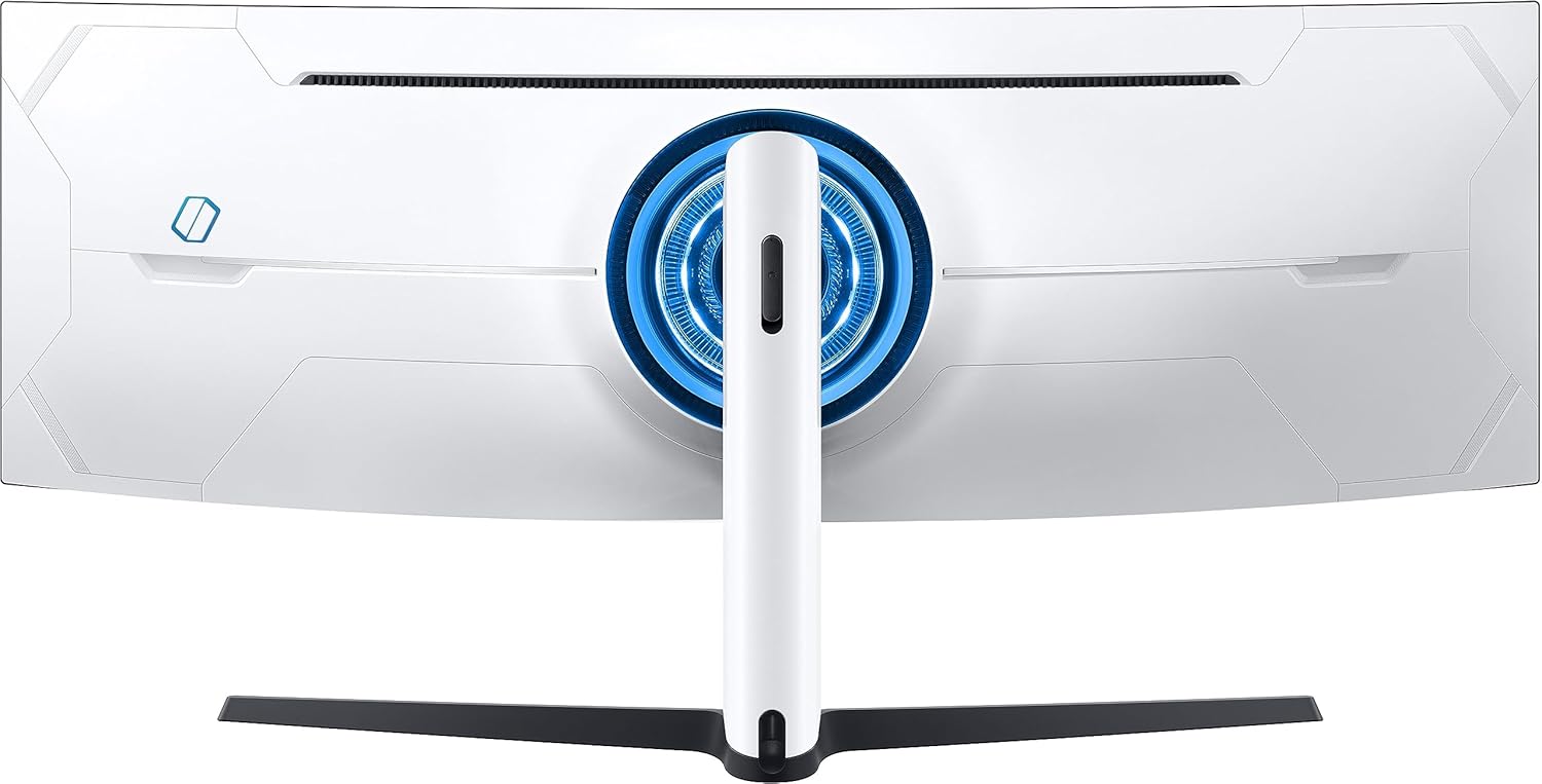 Samsung 49-inch(124.4cm) Odyssey Neo G9 Dual QHD, 240Hz, 1ms Curved Gaming Monitor, Quantum Mini-LED, HDR 2000, FreeSync Premium Pro (LS49AG950NWXXL, Black)