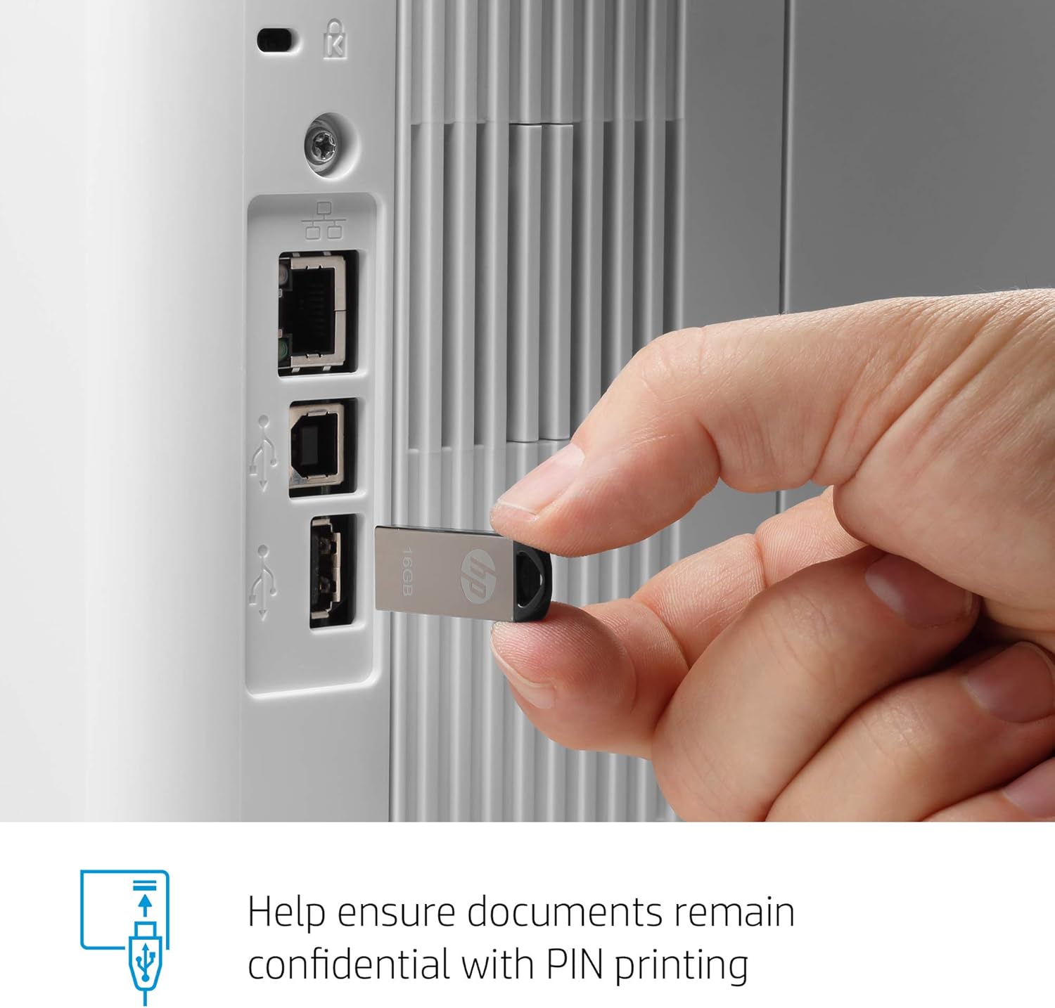 HP LaserJet Pro M501dn Duplex Printer with One-Year, Next-Business Day, Onsite Warranty (J8H61A) - Zapnet.in