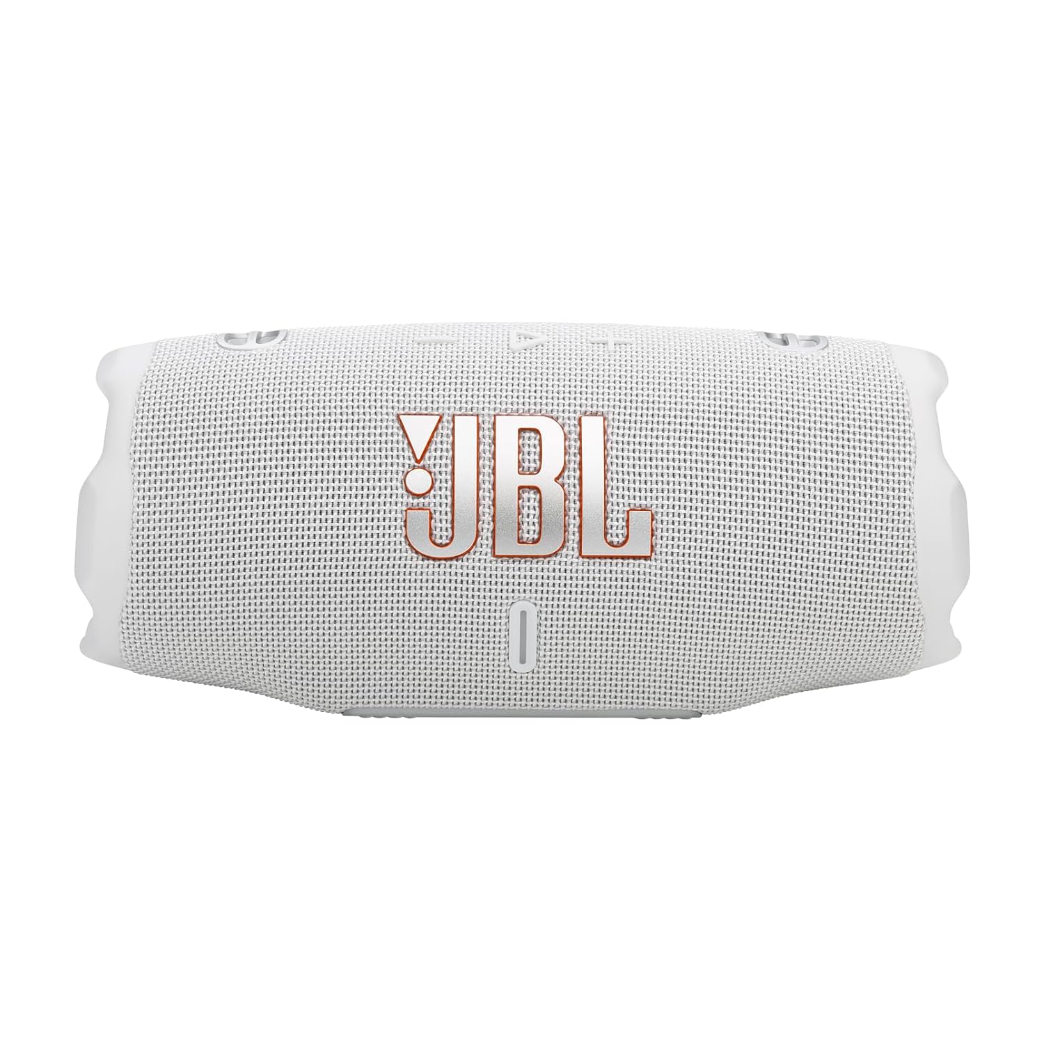 JBL Charge 6 - Portable Waterproof & Drop-Proof Bluetooth Speaker, Bold Pro Sound with AI Sound Boost, 28Hrs of Playtime, Built-in powerbank & Comes with a Sturdy/Removable Carrying Strap (White)