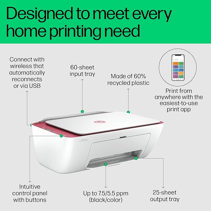 HP Ink Advantage Ultra 4929 Colour USB Print, Copy, Scan, Self Reset WiFi, Smart App Setup, Print Per Page Cost Starting at 44Paise/Page with 2 Additional Sets of Inks, Ideal for Home, White - Zapnet.in