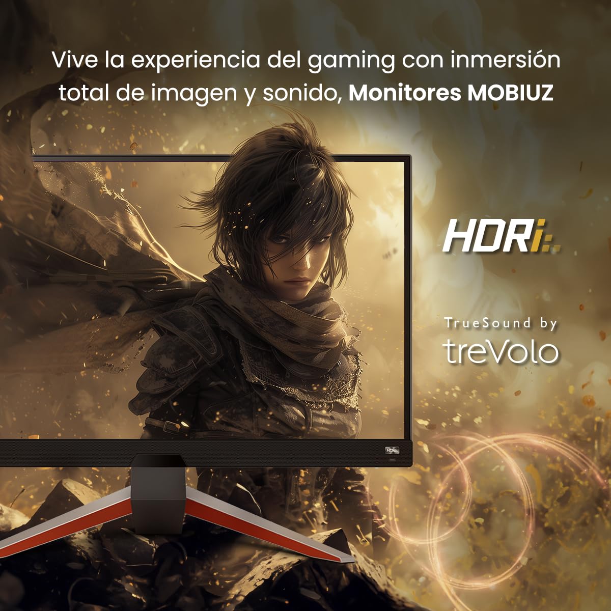 BenQ MOBIUZ EX2710U 27" 4K UHD IPS Gaming Monitor| 144Hz| 1ms MPRT| PS5 Compatible| FreeSync Premium Pro| HDMI 2.1| 98% DCI-P3| treVolo Speakers (2W x 2)| VESA DisplayHDR600|DP|USB Hub| Remote (White)
