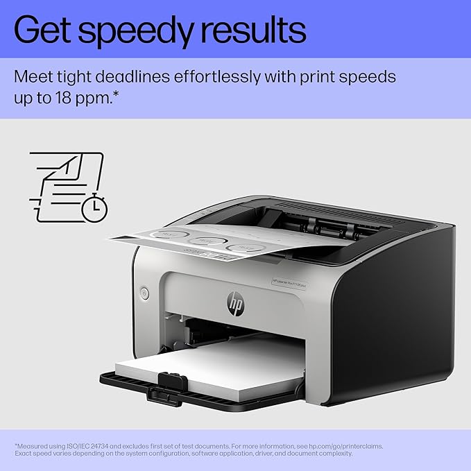 HP Laserjet Pro P1108 Plus Single Function Monochrome Laser Printer, Black - Zapnet.in